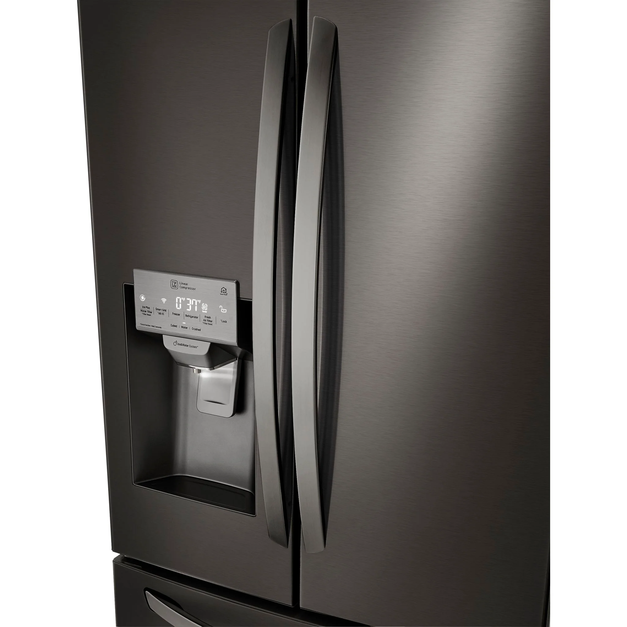 LG French Door Fridge (LRFXS2503D) - Black Stainless - Image 24