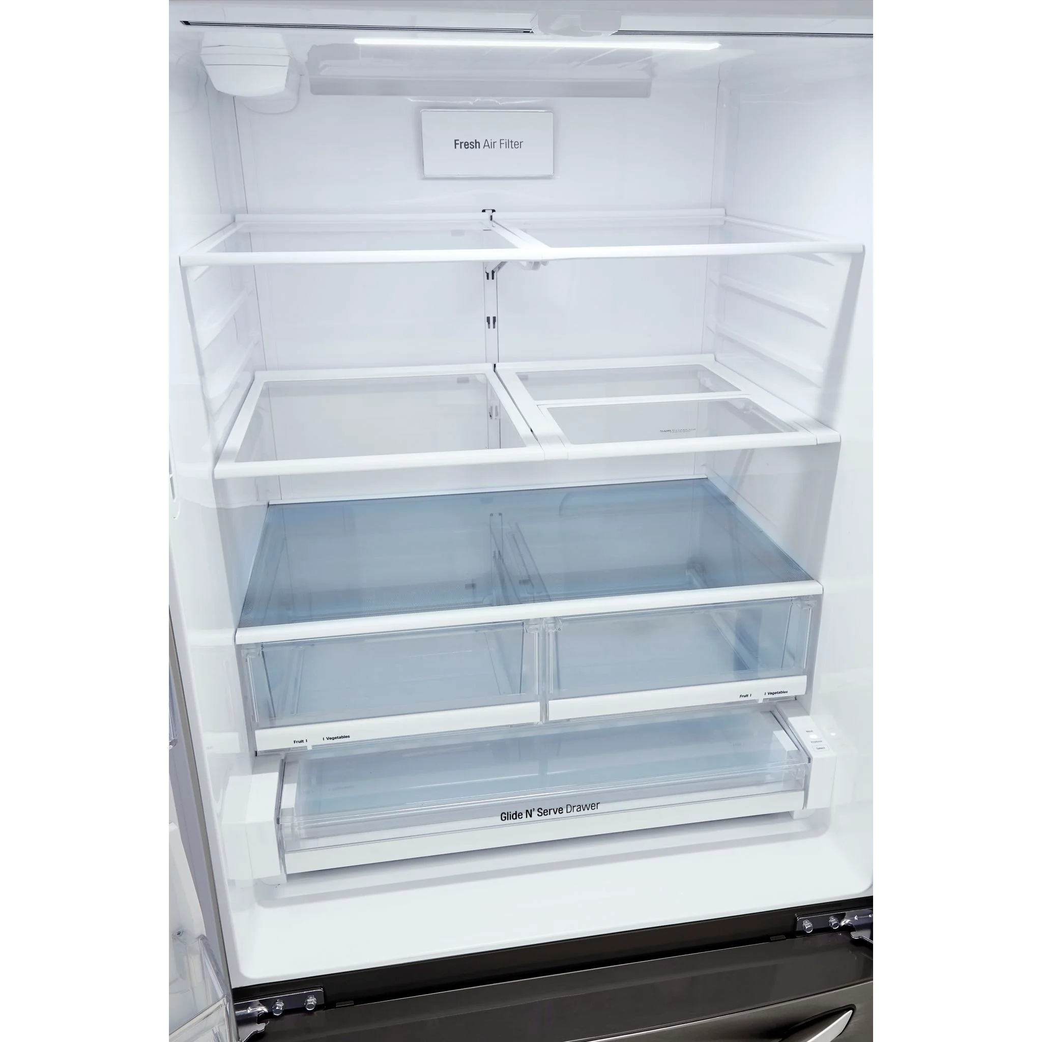 LG French Door Fridge (LRFXS2503D) - Black Stainless - Image 8