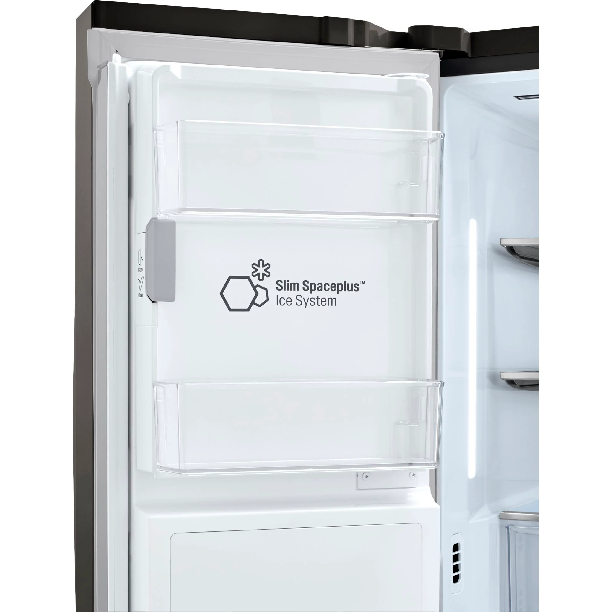 LG French Door Fridge (LRFXS2503D) - Black Stainless - Image 9