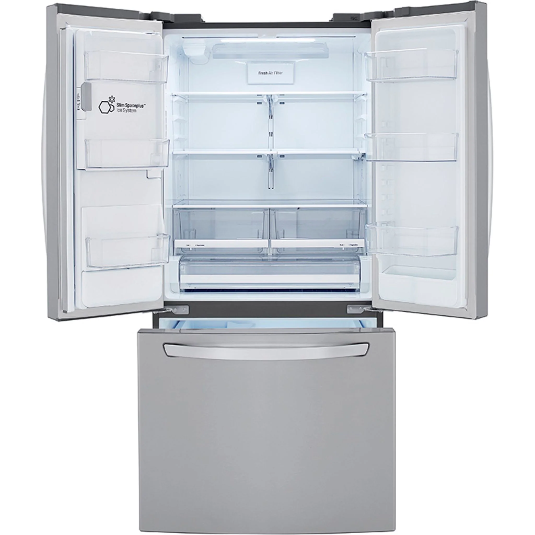 LG French Door Fridge (LRFXS2503S) - Stainless Steel - Image 2