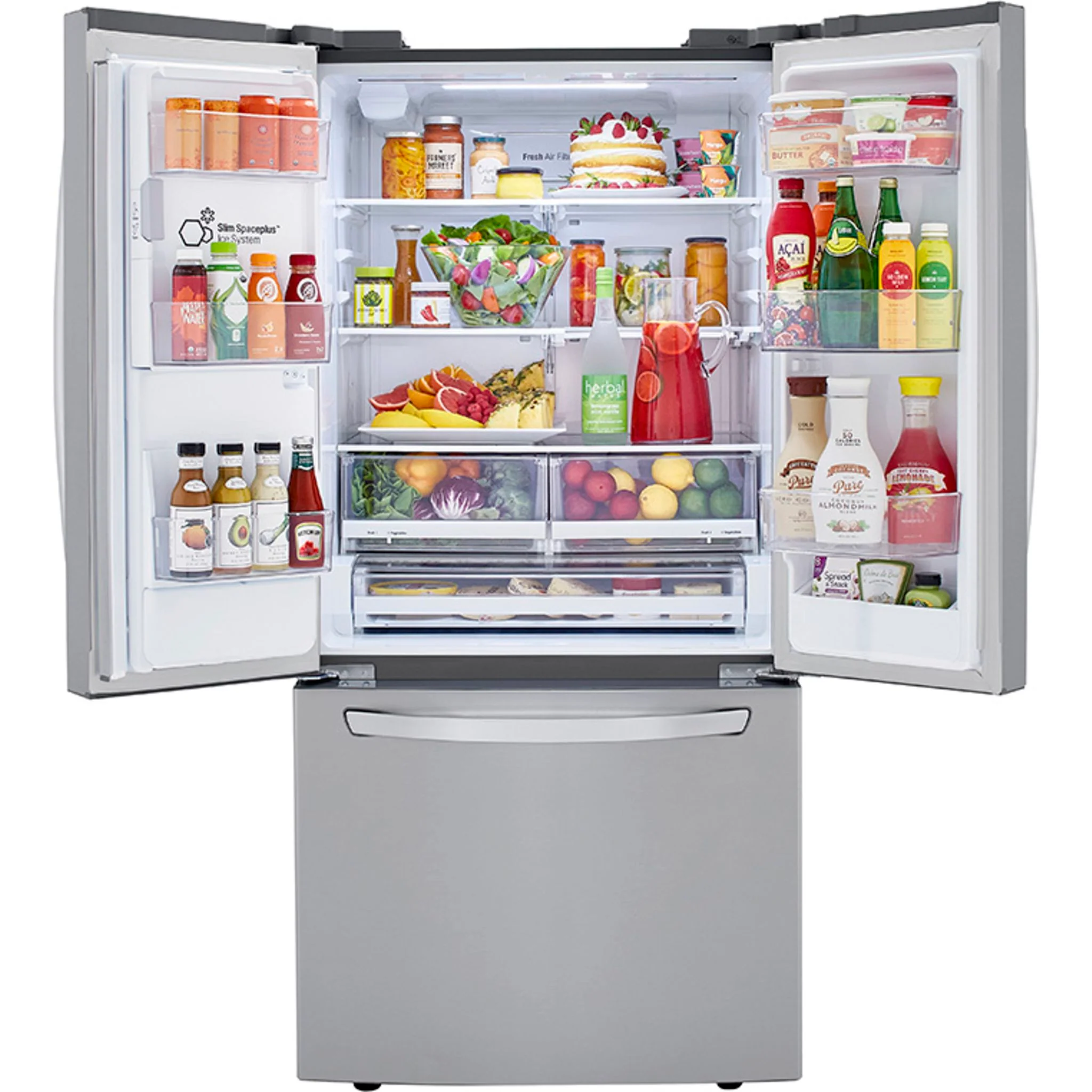 LG French Door Fridge (LRFXS2503S) - Stainless Steel - Image 5