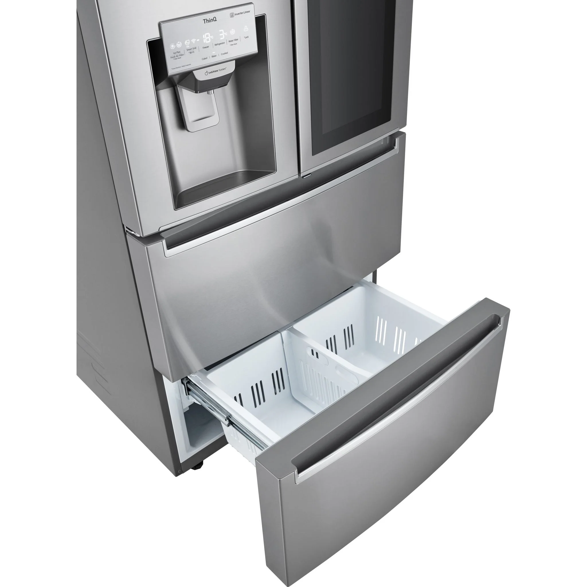 LG French Door Fridge (LRMVC1803S) - Stainless Steel - Image 12