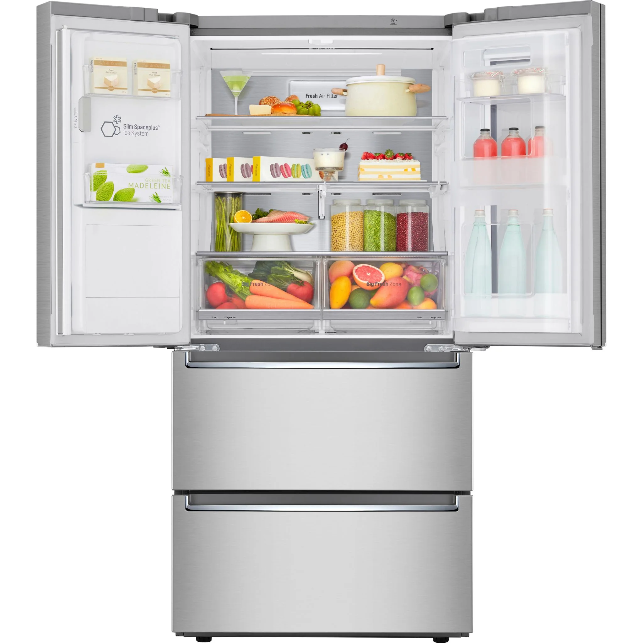 LG French Door Fridge (LRMVC1803S) - Stainless Steel - Image 6