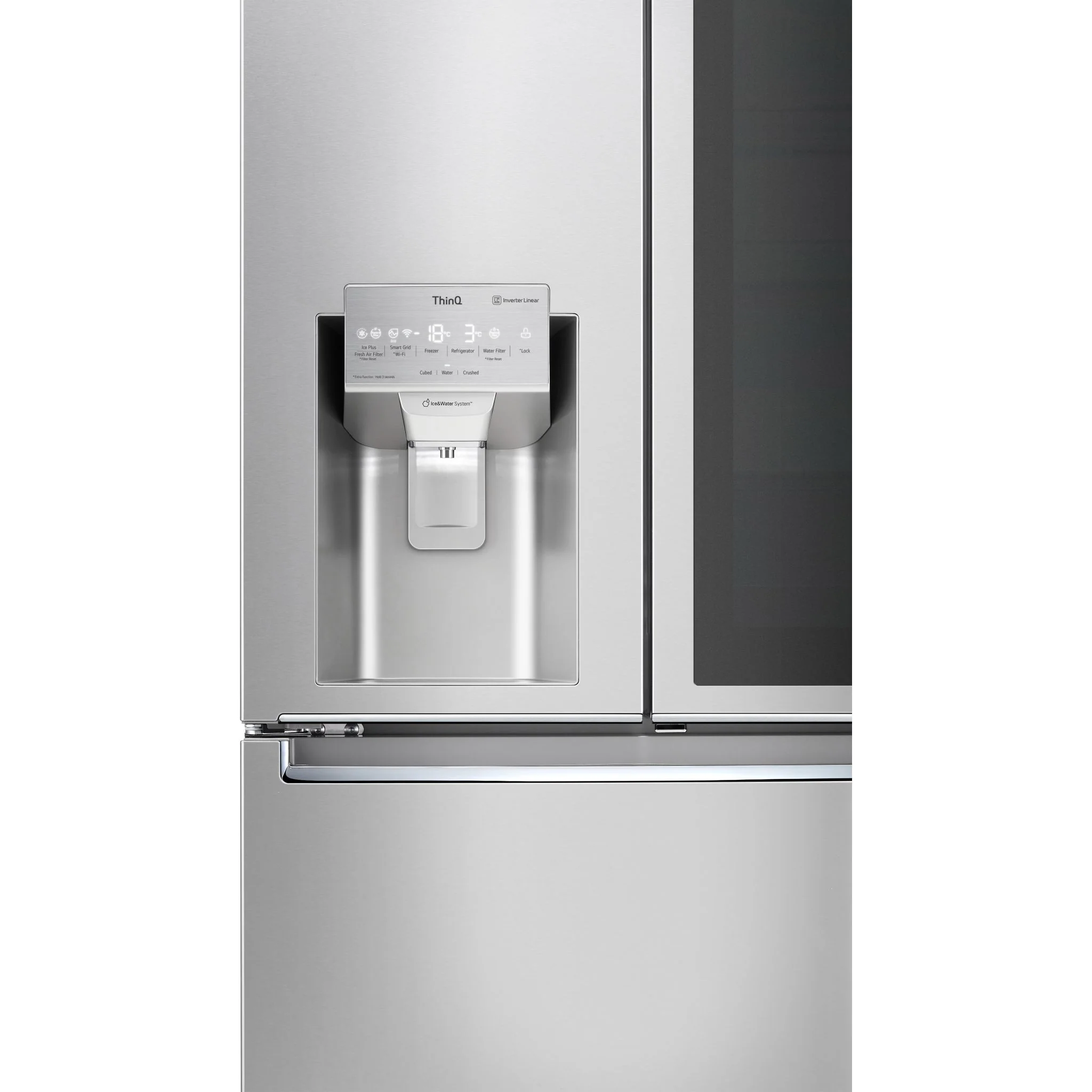 LG French Door Fridge (LRMVC1803S) - Stainless Steel - Image 7