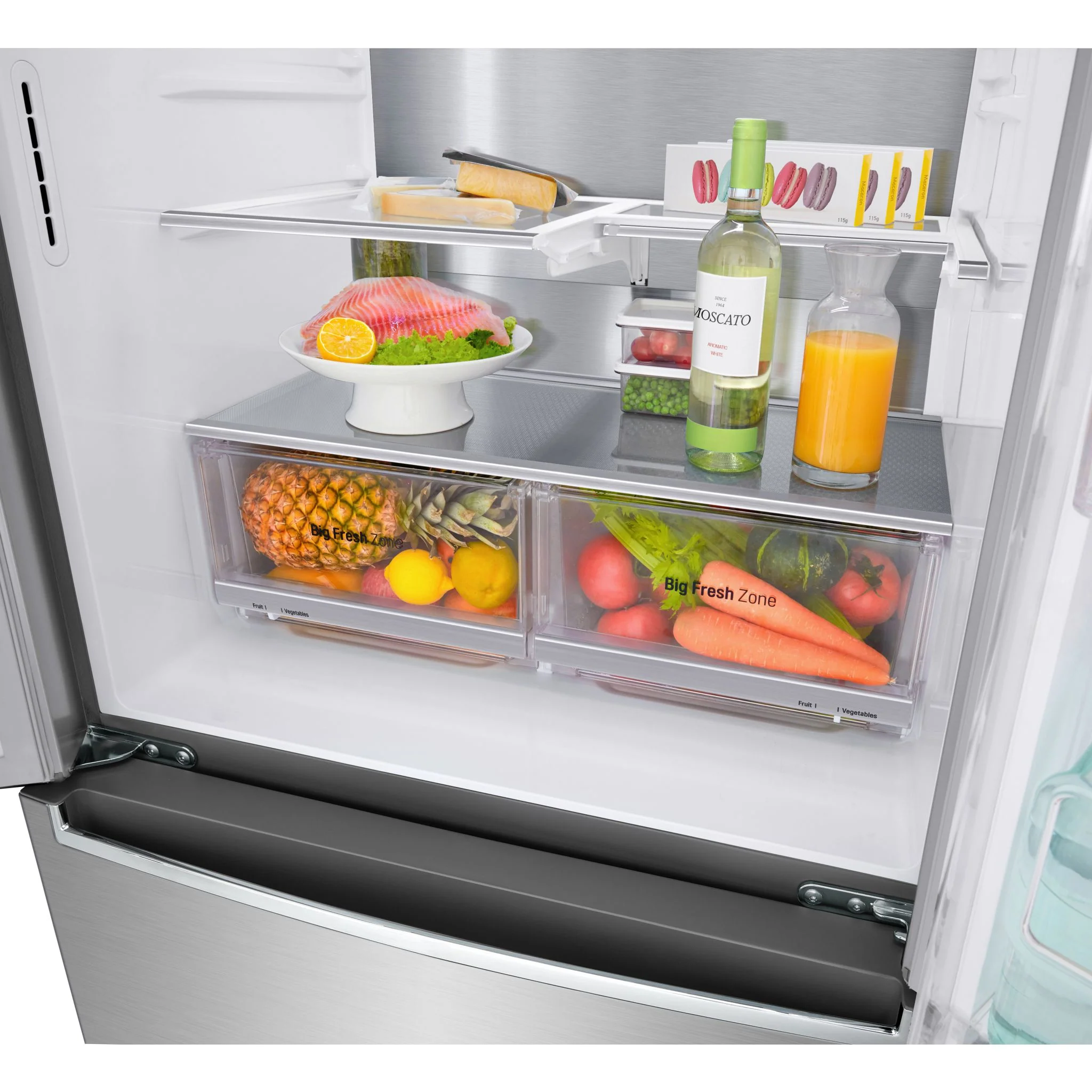 LG French Door Fridge (LRMVC1803S) - Stainless Steel - Image 9