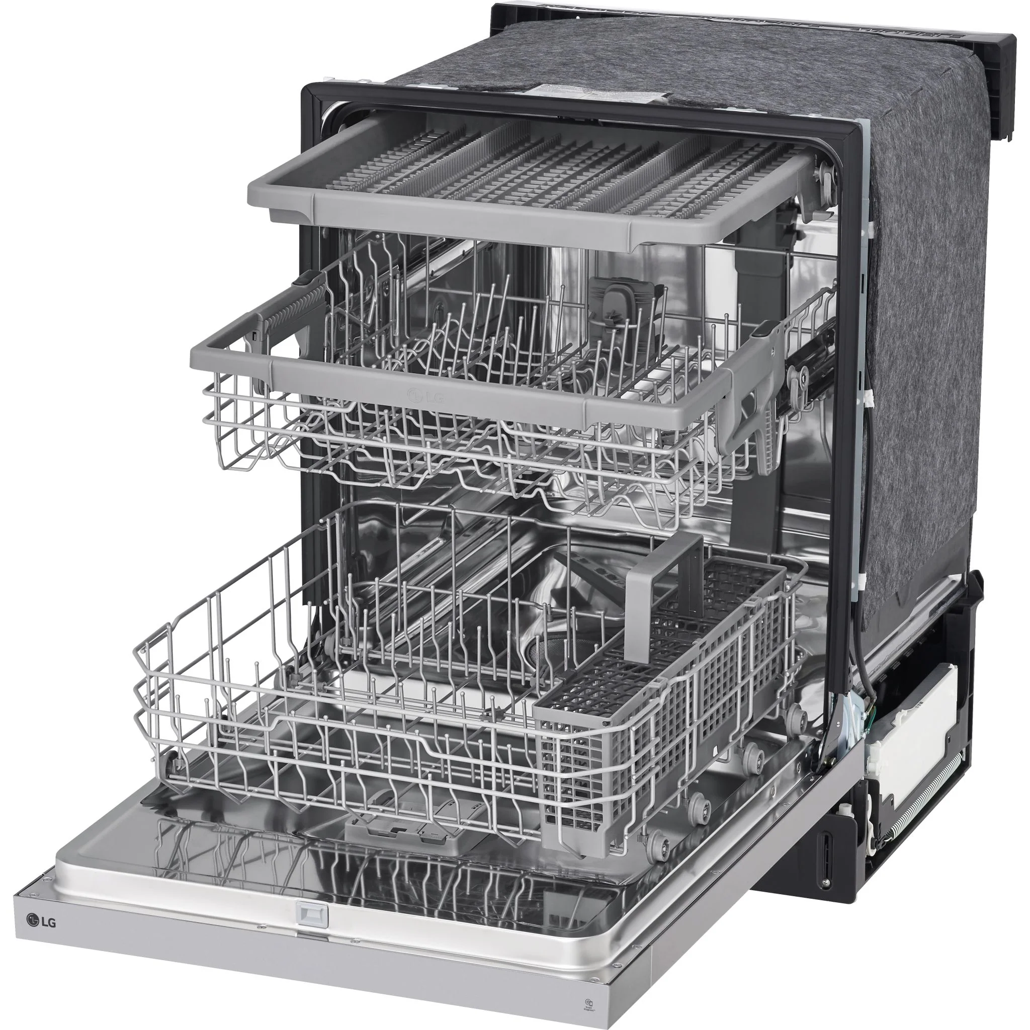 LG Front Control Dishwasher with 3rd rack and Dynamic Dry - Smudge Resistant Stainless Steel (LDFC3532S) - Image 11