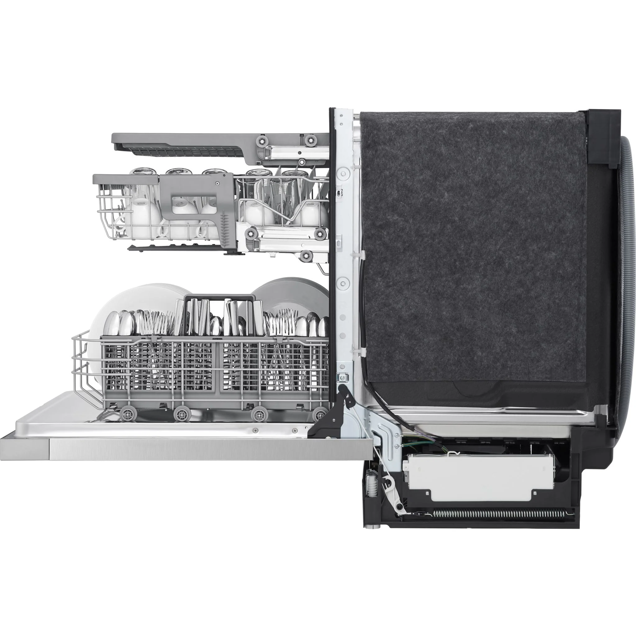 LG Front Control Dishwasher with 3rd rack and Dynamic Dry - Smudge Resistant Stainless Steel (LDFC3532S) - Image 5
