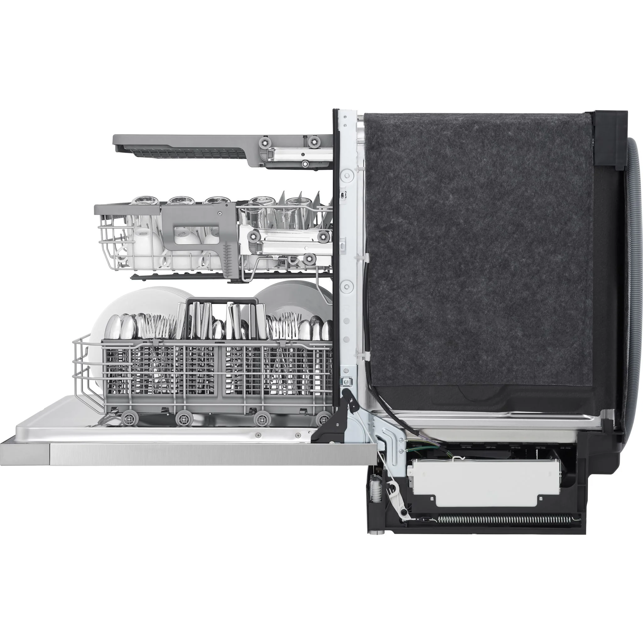 LG Front Control Dishwasher with 3rd rack and Dynamic Dry - Smudge Resistant Stainless Steel (LDFC3532S) - Image 6