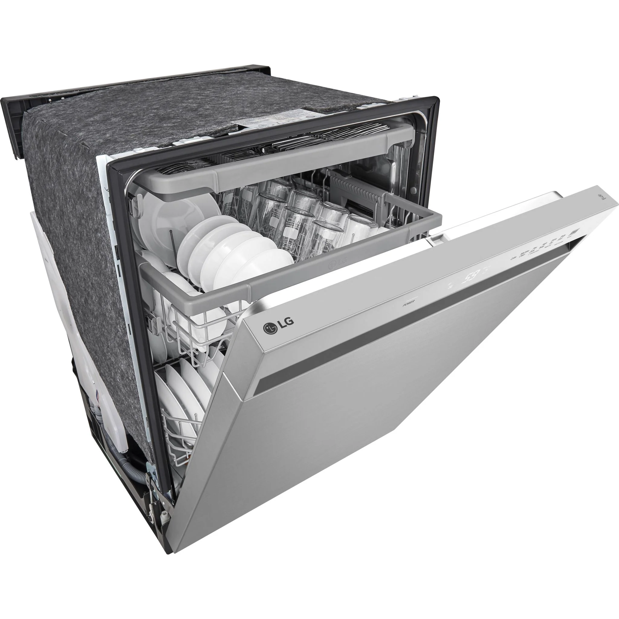 LG Front Control Dishwasher with 3rd rack and Dynamic Dry - Smudge Resistant Stainless Steel (LDFC3532S) - Image 7