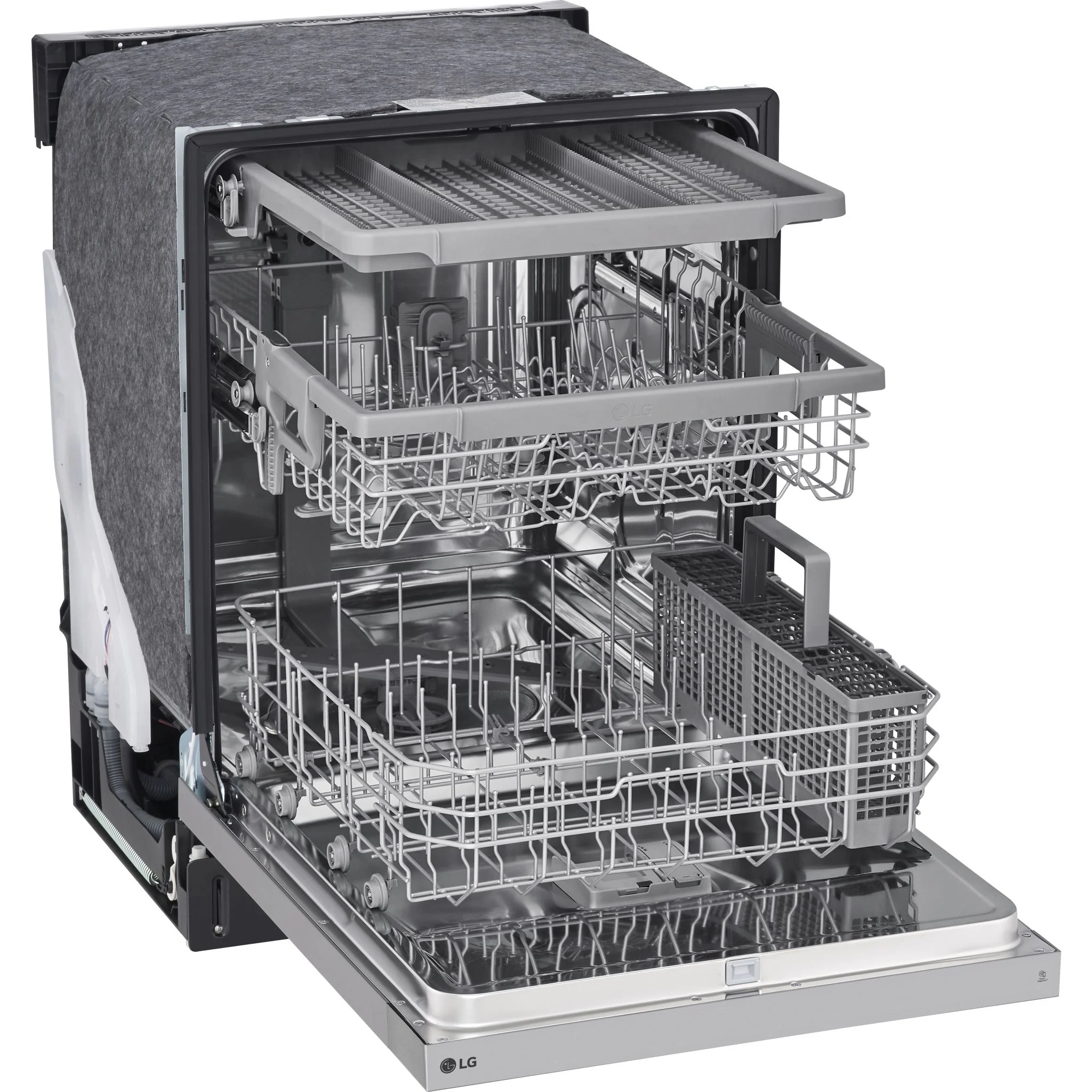 LG Front Control Dishwasher with 3rd rack and Dynamic Dry - Smudge Resistant Stainless Steel (LDFC3532S) - Image 9