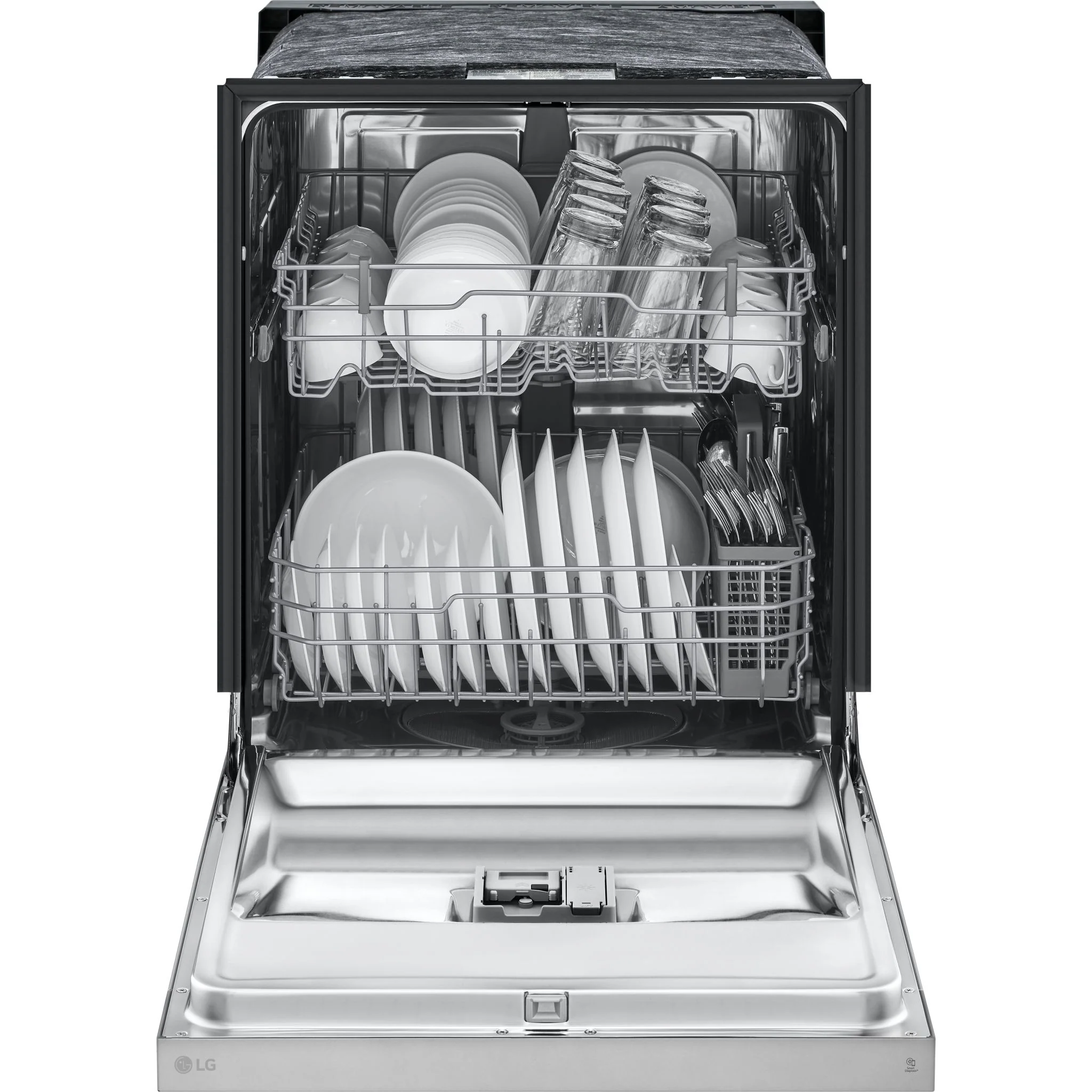 LG Front Control Dishwasher with LoDecibel Operation and Dynamic Dry - Platinum Silver (LDFC2423V) - Image 10