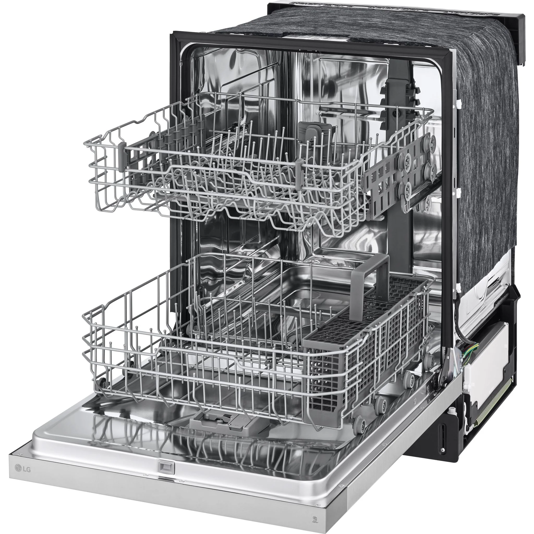 LG Front Control Dishwasher with LoDecibel Operation and Dynamic Dry - Platinum Silver (LDFC2423V) - Image 12