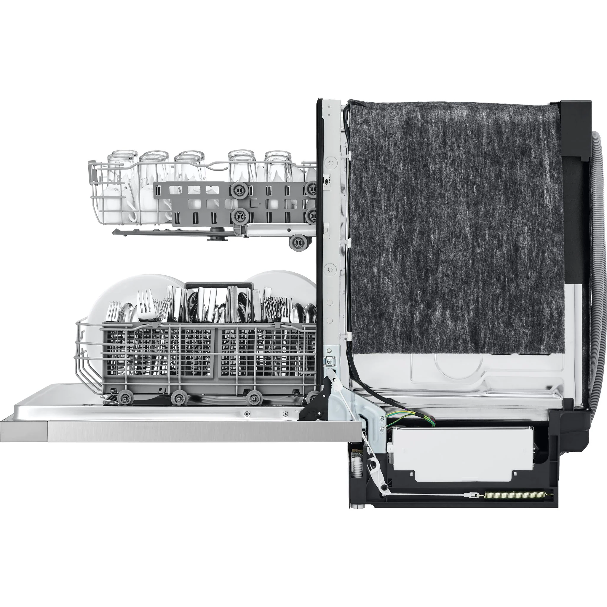 LG Front Control Dishwasher with LoDecibel Operation and Dynamic Dry - Platinum Silver (LDFC2423V) - Image 16