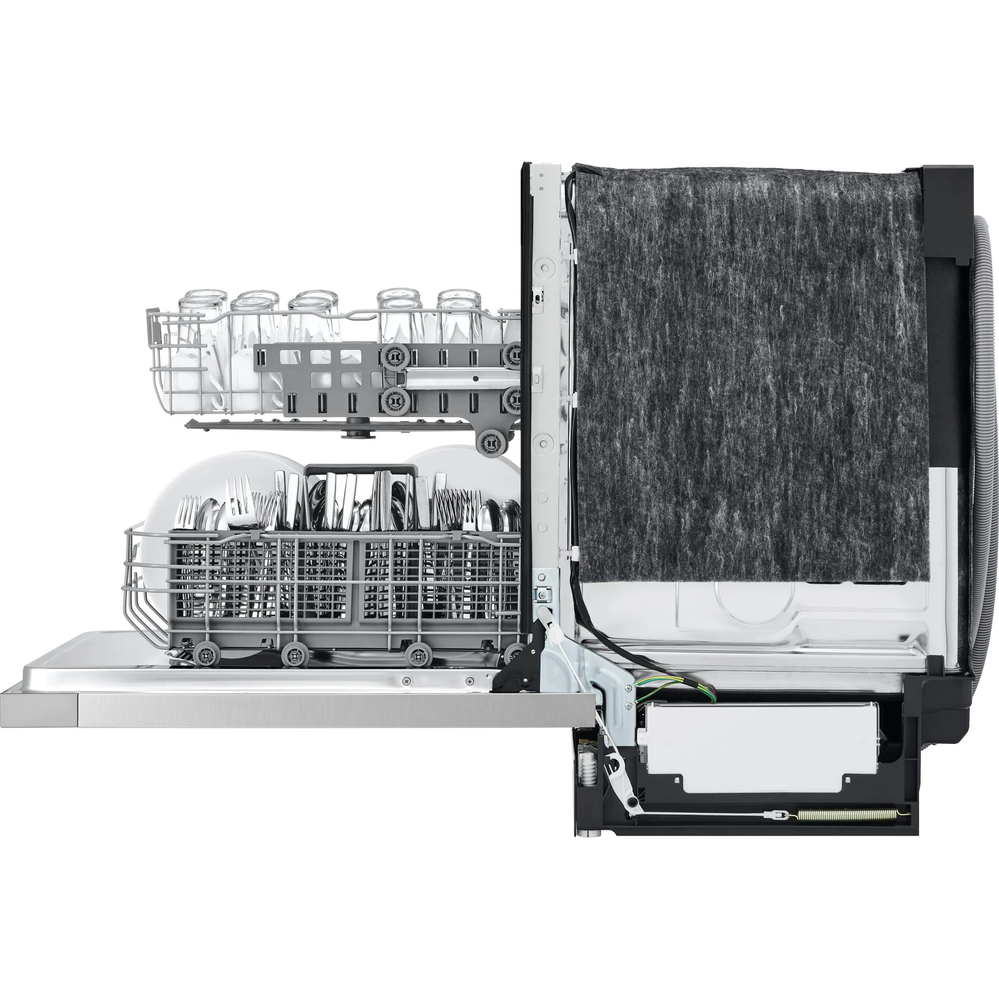 LG Front Control Dishwasher with LoDecibel Operation and Dynamic Dry - Platinum Silver (LDFC2423V) - Image 17