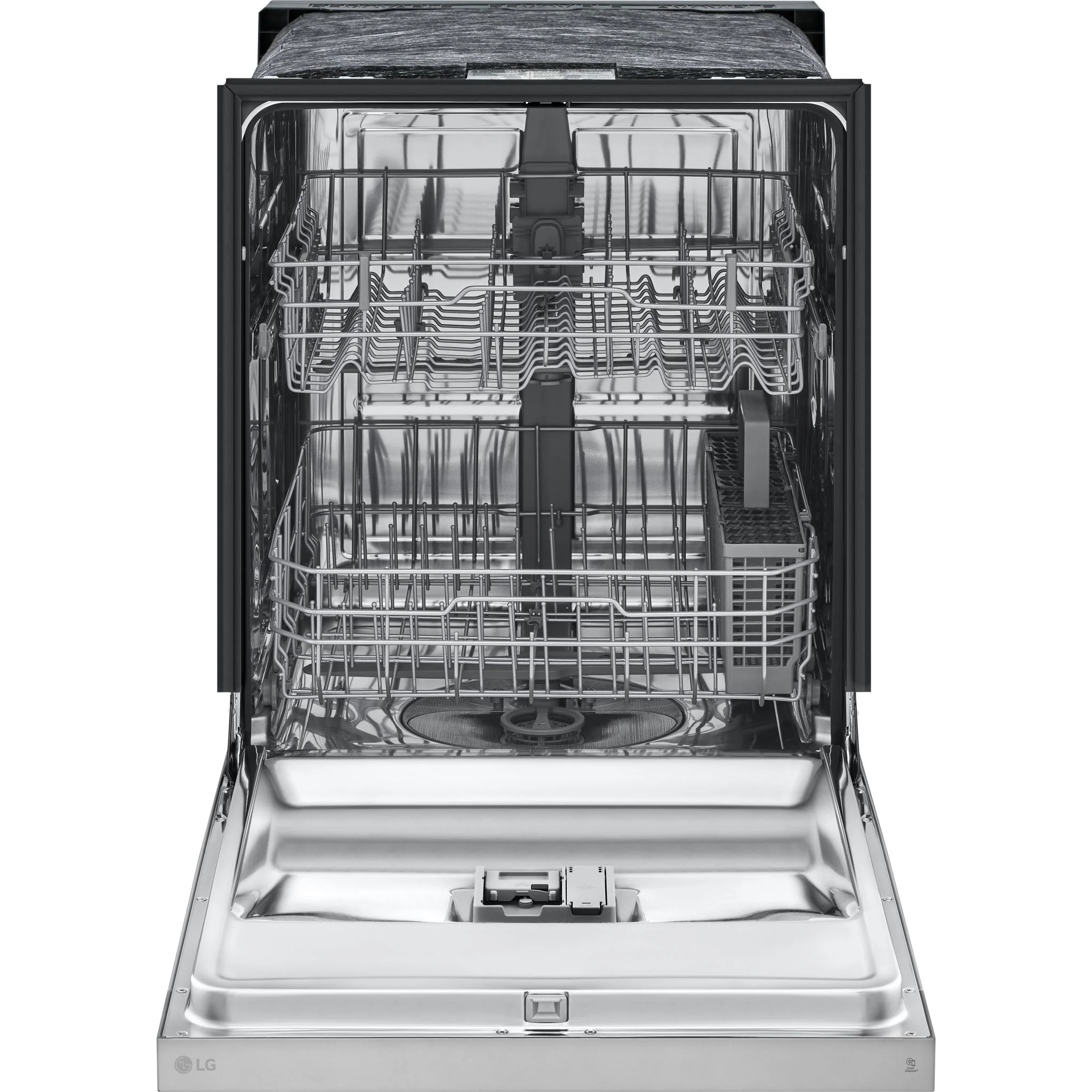 LG Front Control Dishwasher with LoDecibel Operation and Dynamic Dry - Platinum Silver (LDFC2423V) - Image 2