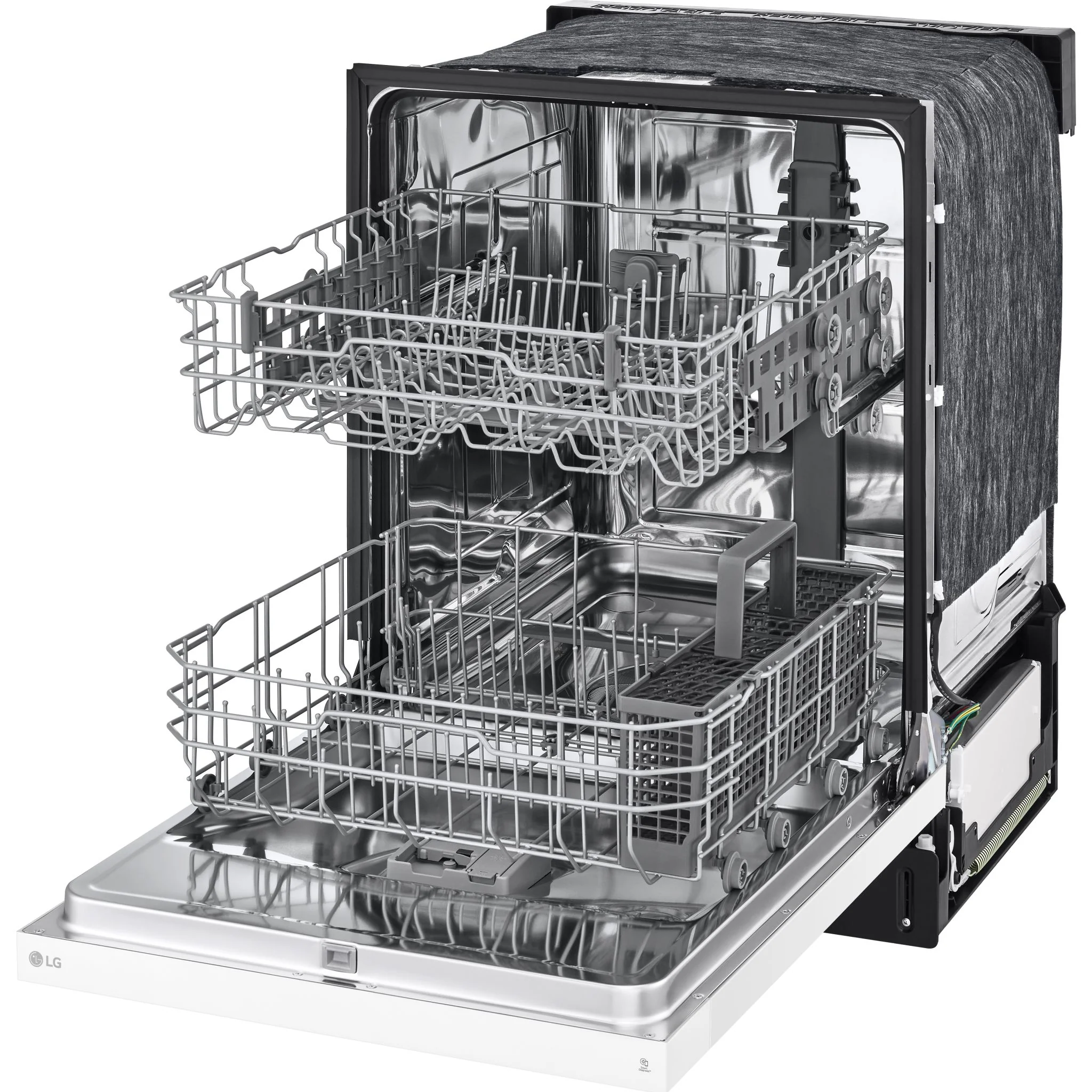 LG Front Control Dishwasher with LoDecibel Operation and Dynamic Dry - White (LDFC2423W) - Image 13