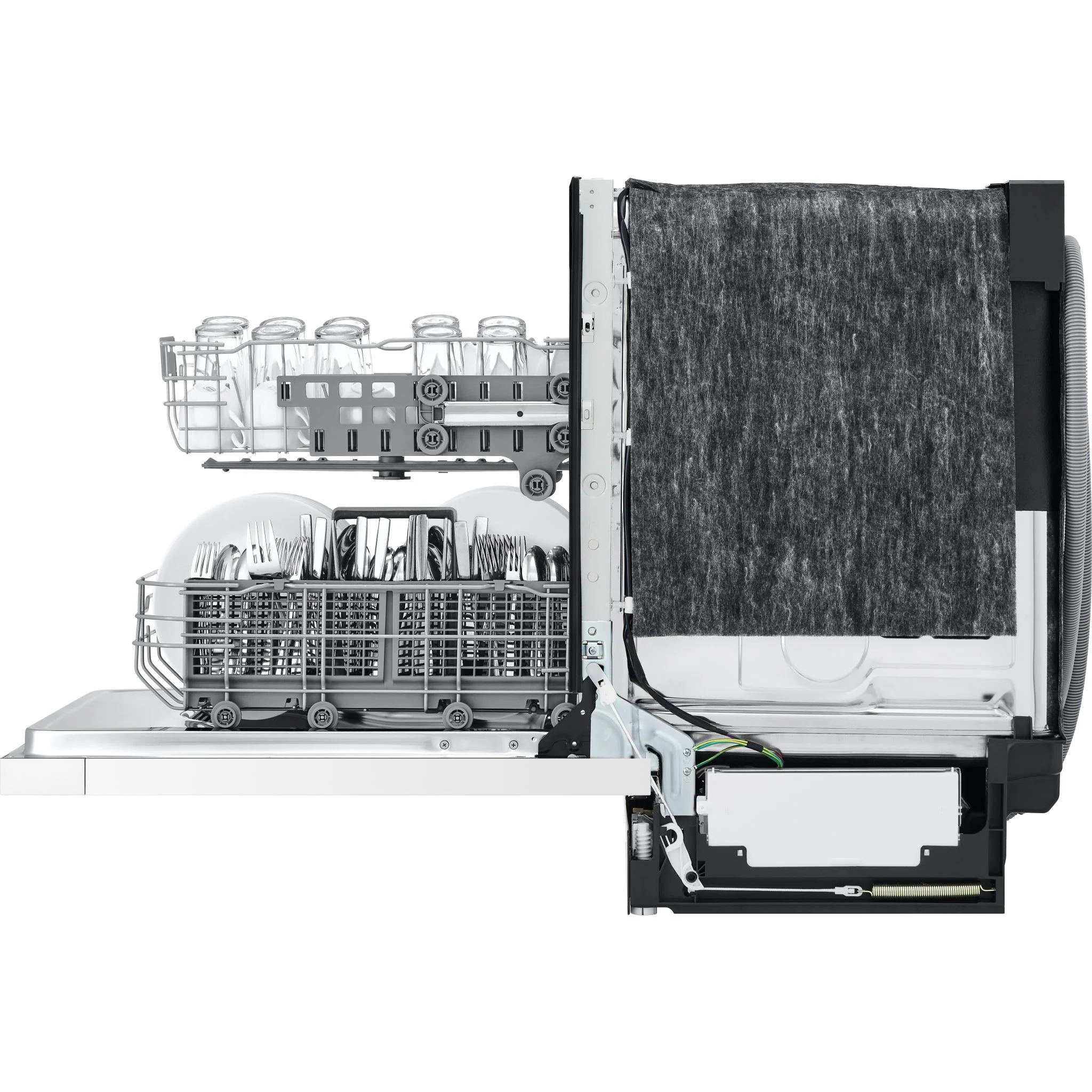 LG Front Control Dishwasher with LoDecibel Operation and Dynamic Dry - White (LDFC2423W) - Image 17