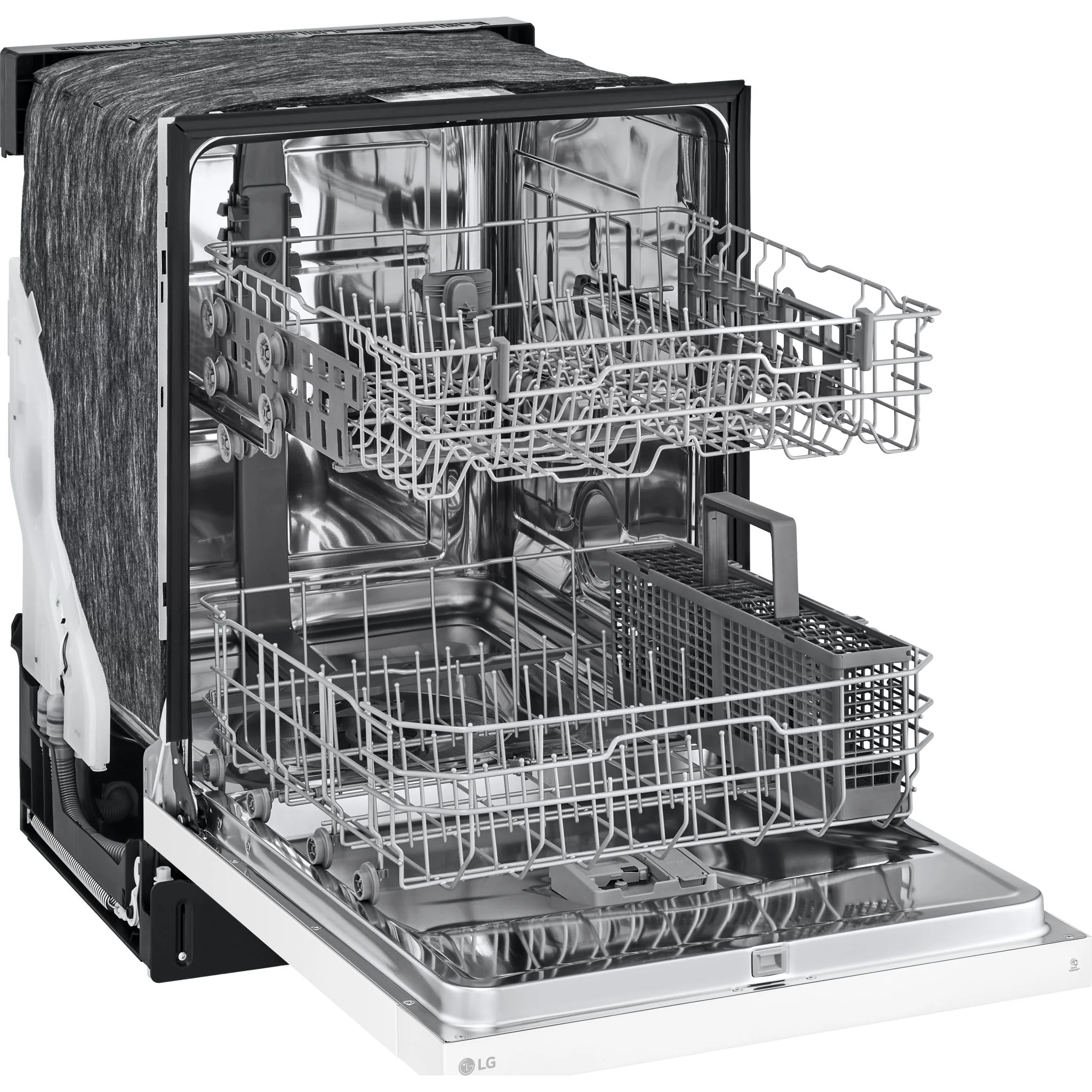 LG Front Control Dishwasher with LoDecibel Operation and Dynamic Dry - White (LDFC2423W) - Image 8