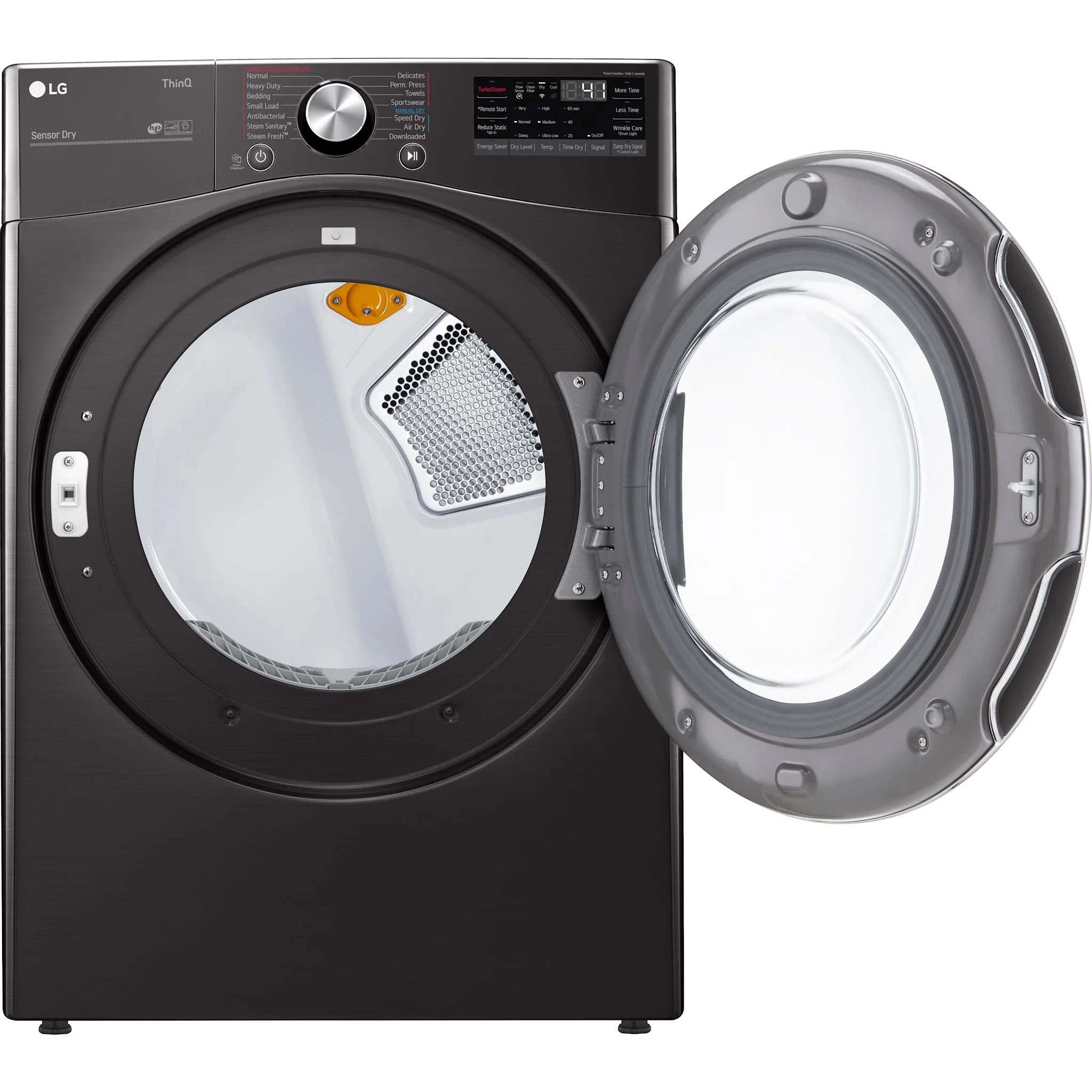LG Front Load Pair (WM4100HBA/DLEX4200B) - Black Steel - Image 6