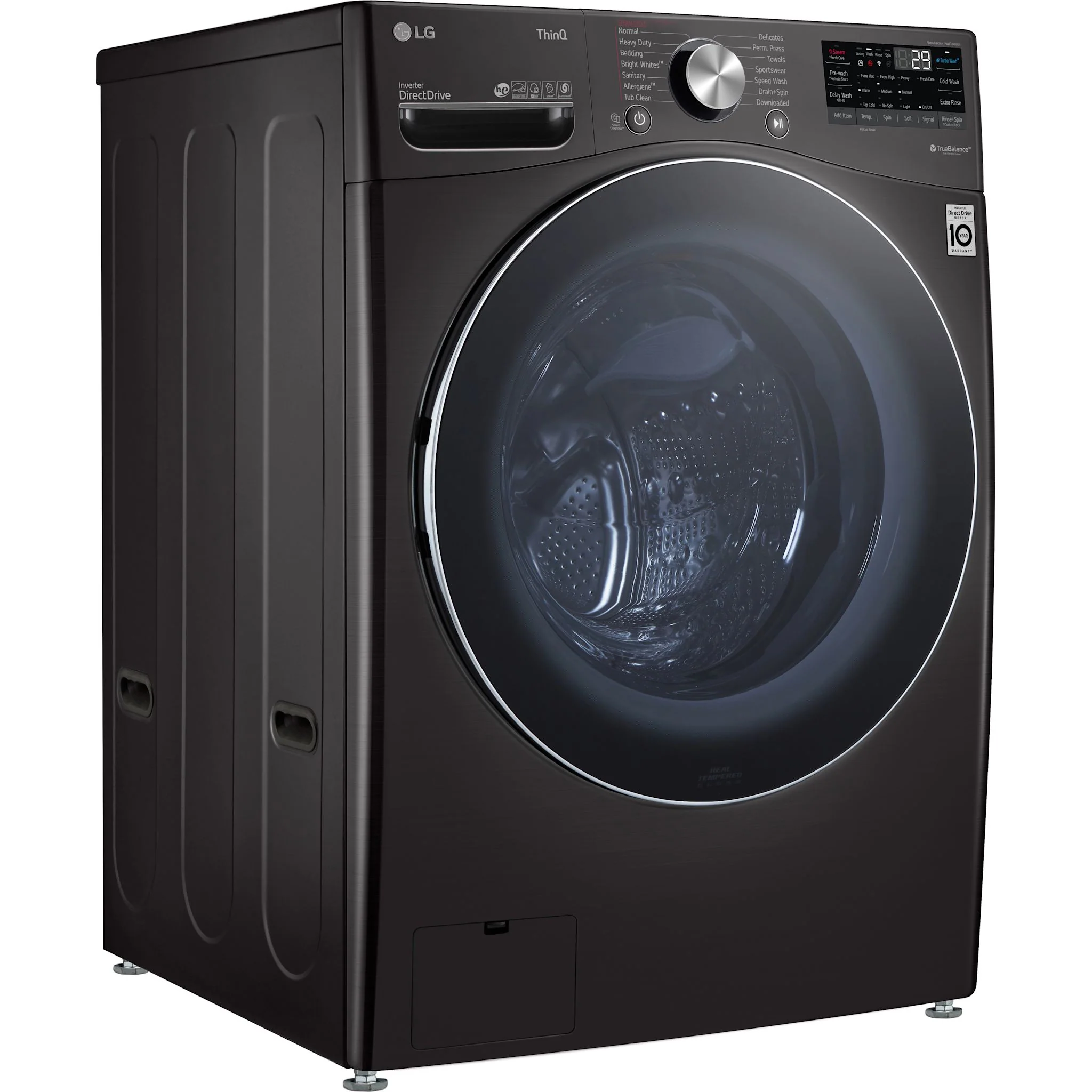LG Front Load Pair (WM4100HBA/DLEX4200B) - Black Steel - Image 9