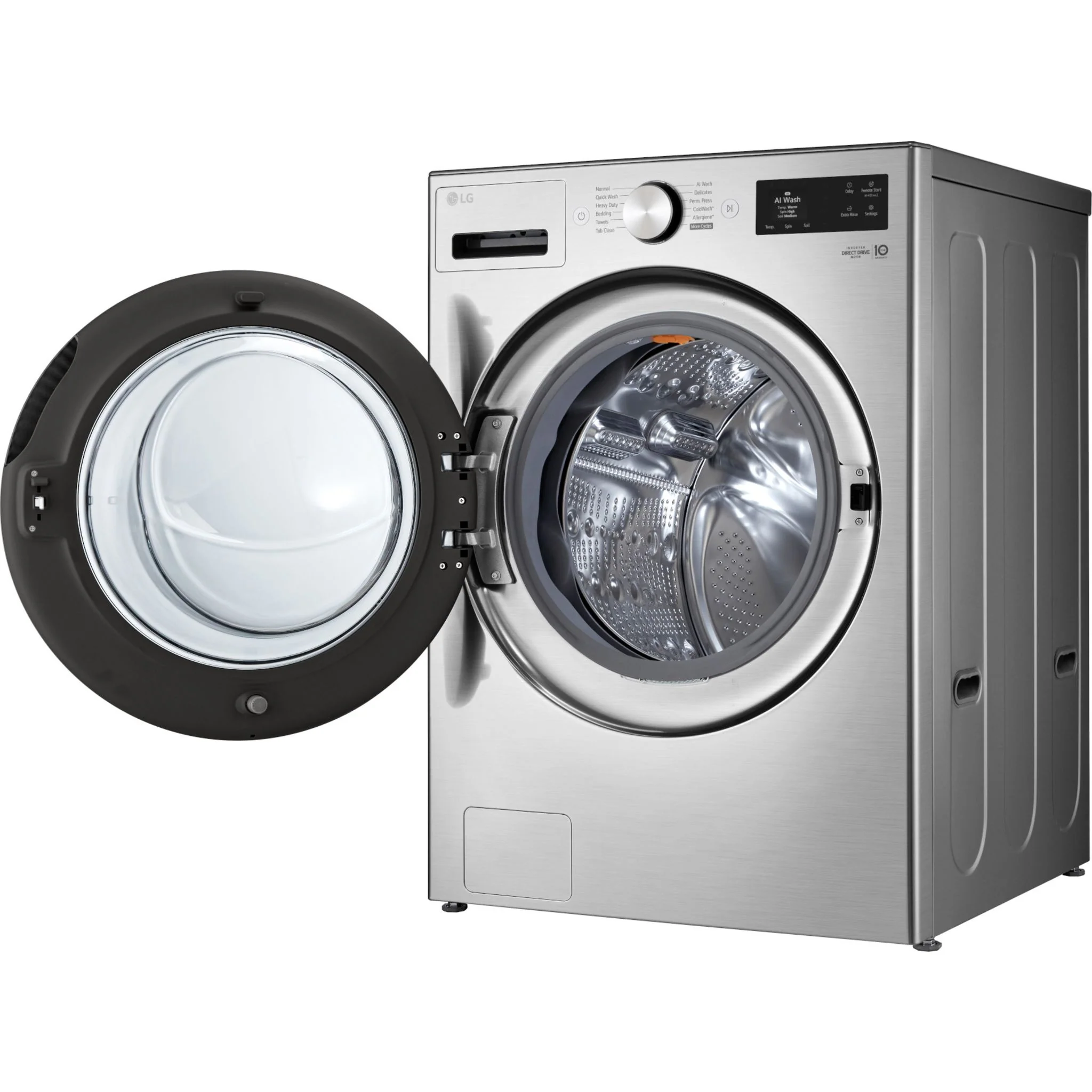 LG Front Load Washer (WM5800HVA) - Stainless Steel - Image 8