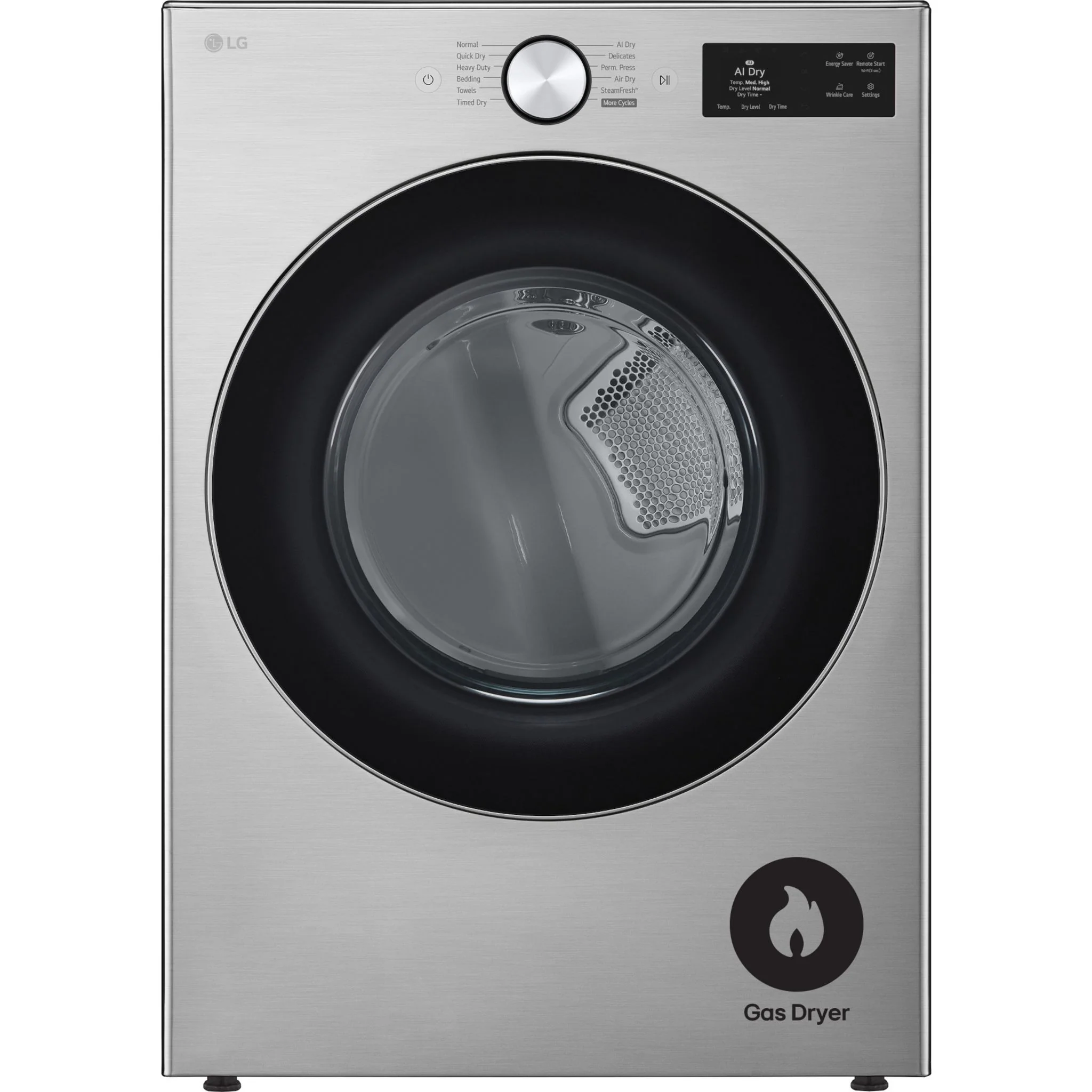 LG Gas Dryer (DLGX5801V) - Graphite steel - Image 4