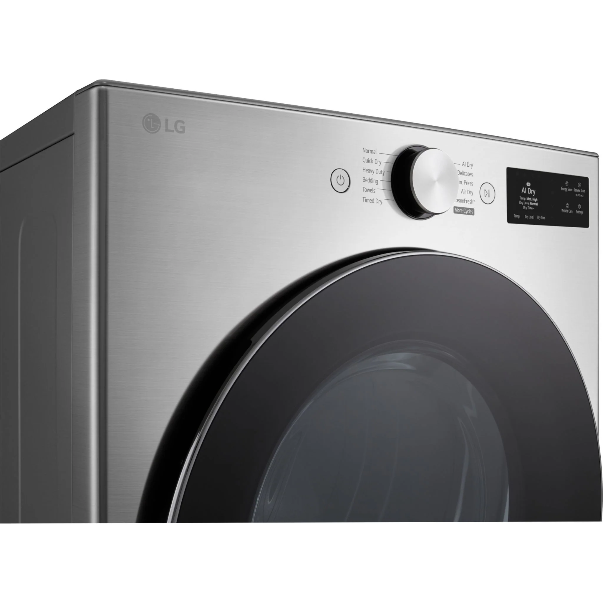 LG Gas Dryer (DLGX5801V) - Graphite steel - Image 8