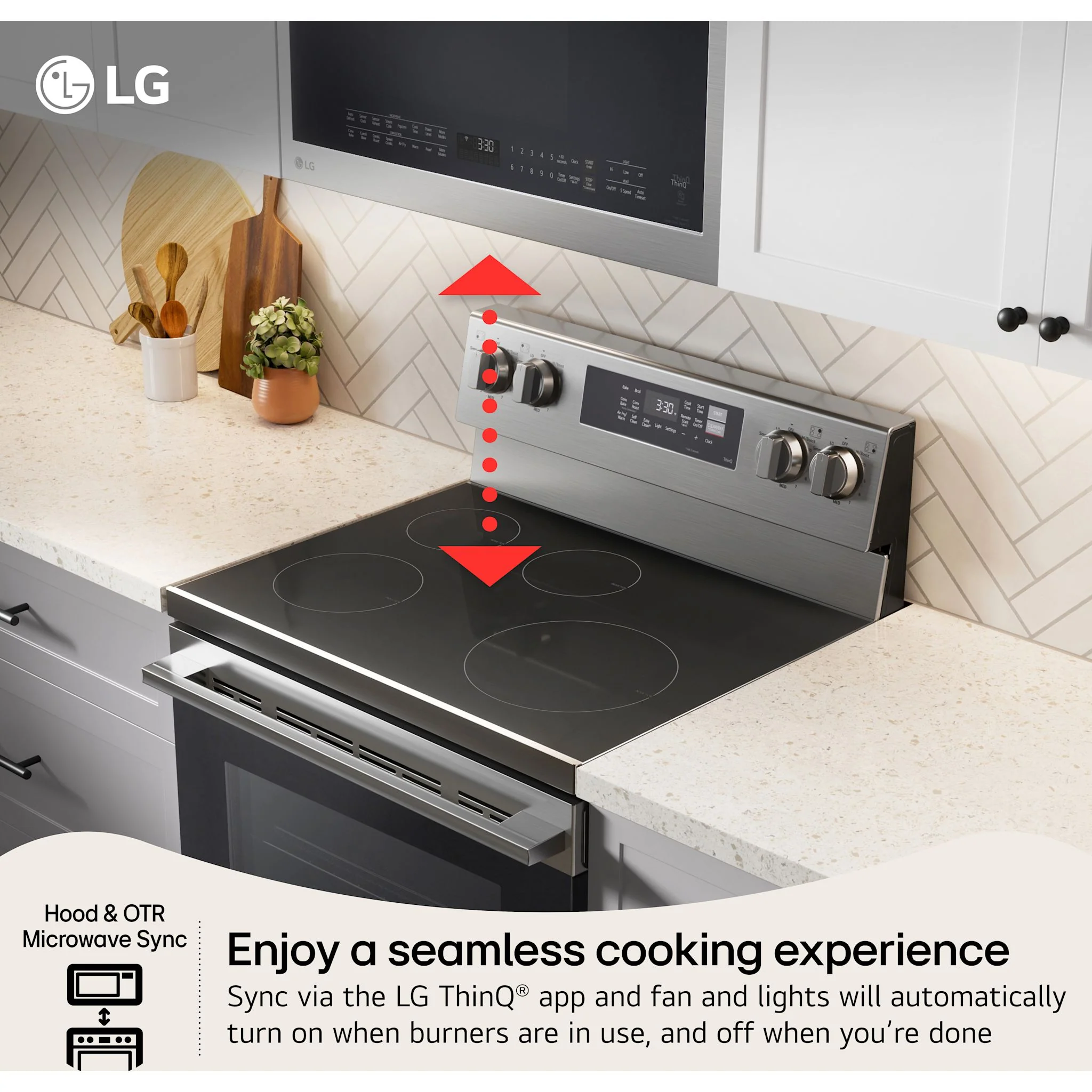 LG Induction Range (LRIN6323YE) - Stainless Steel - Image 14
