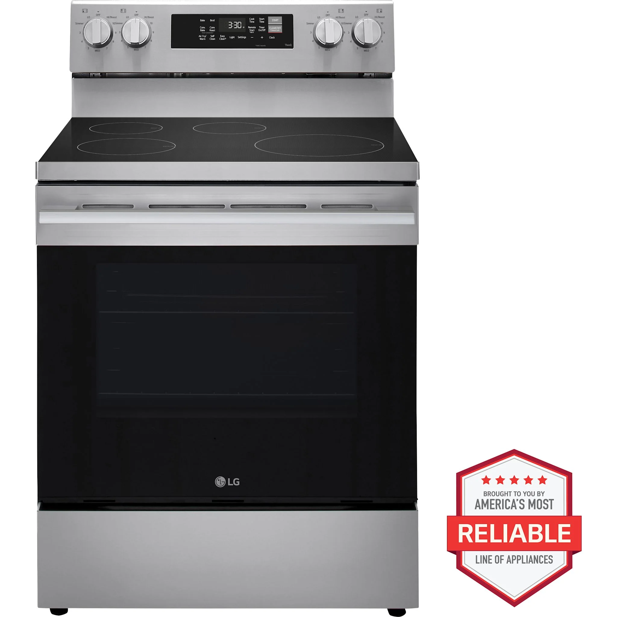 LG Induction Range (LRIN6323YE) - Stainless Steel - Image 6