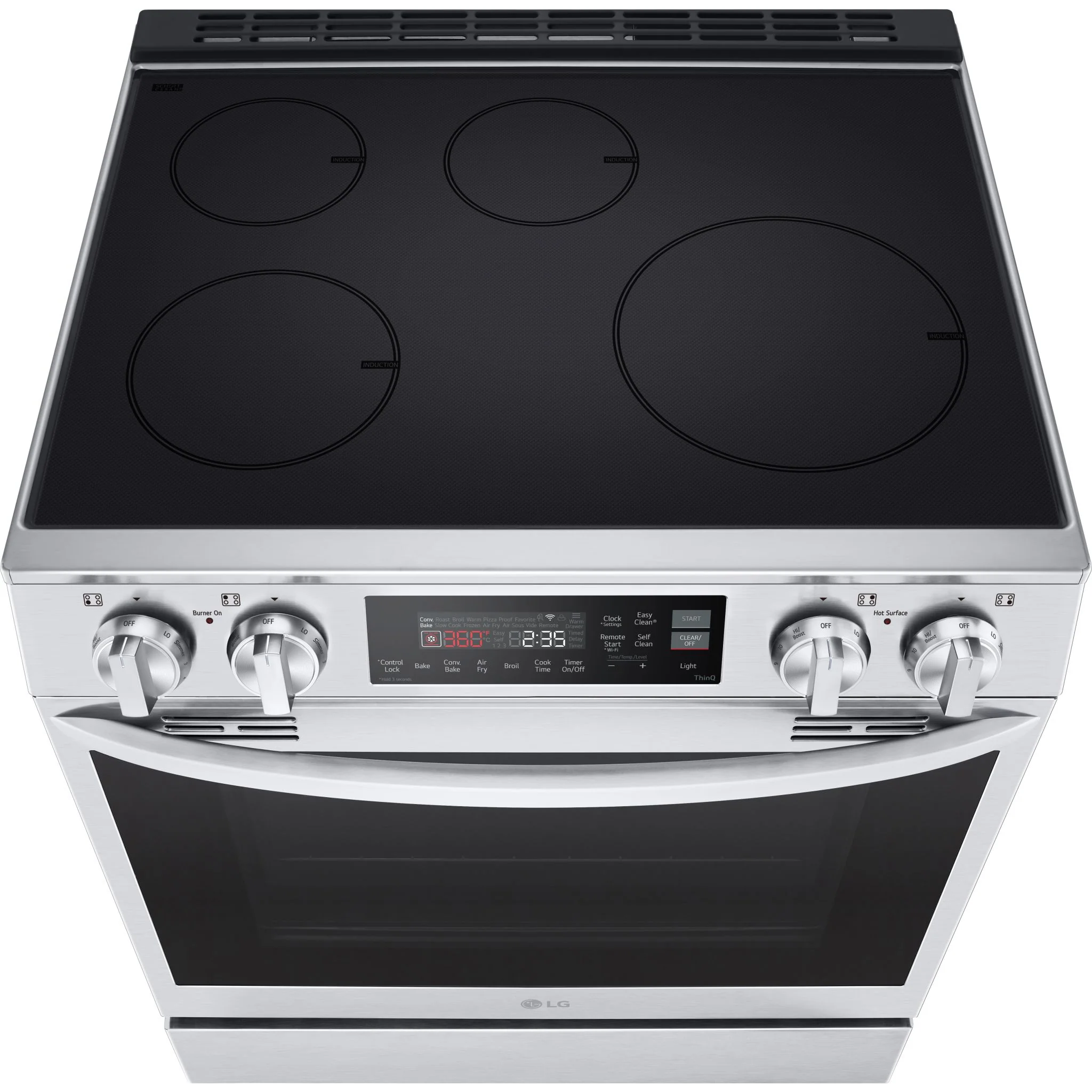 LG Induction Range (LSIL6334F) - Stainless Steel - Image 7