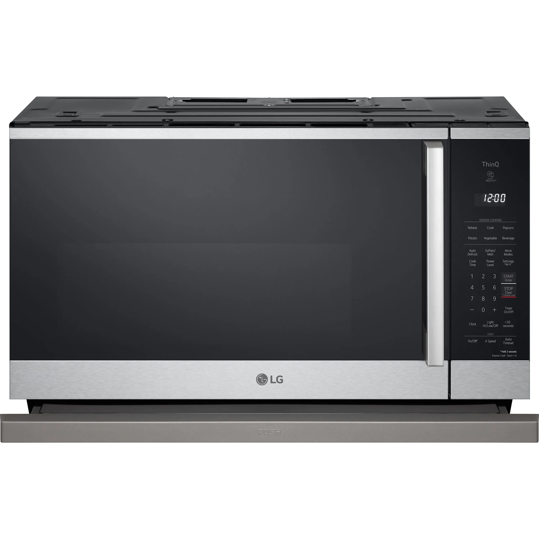 LG OTR Microwave (MVEL2125X) - stainless steel - Image 2