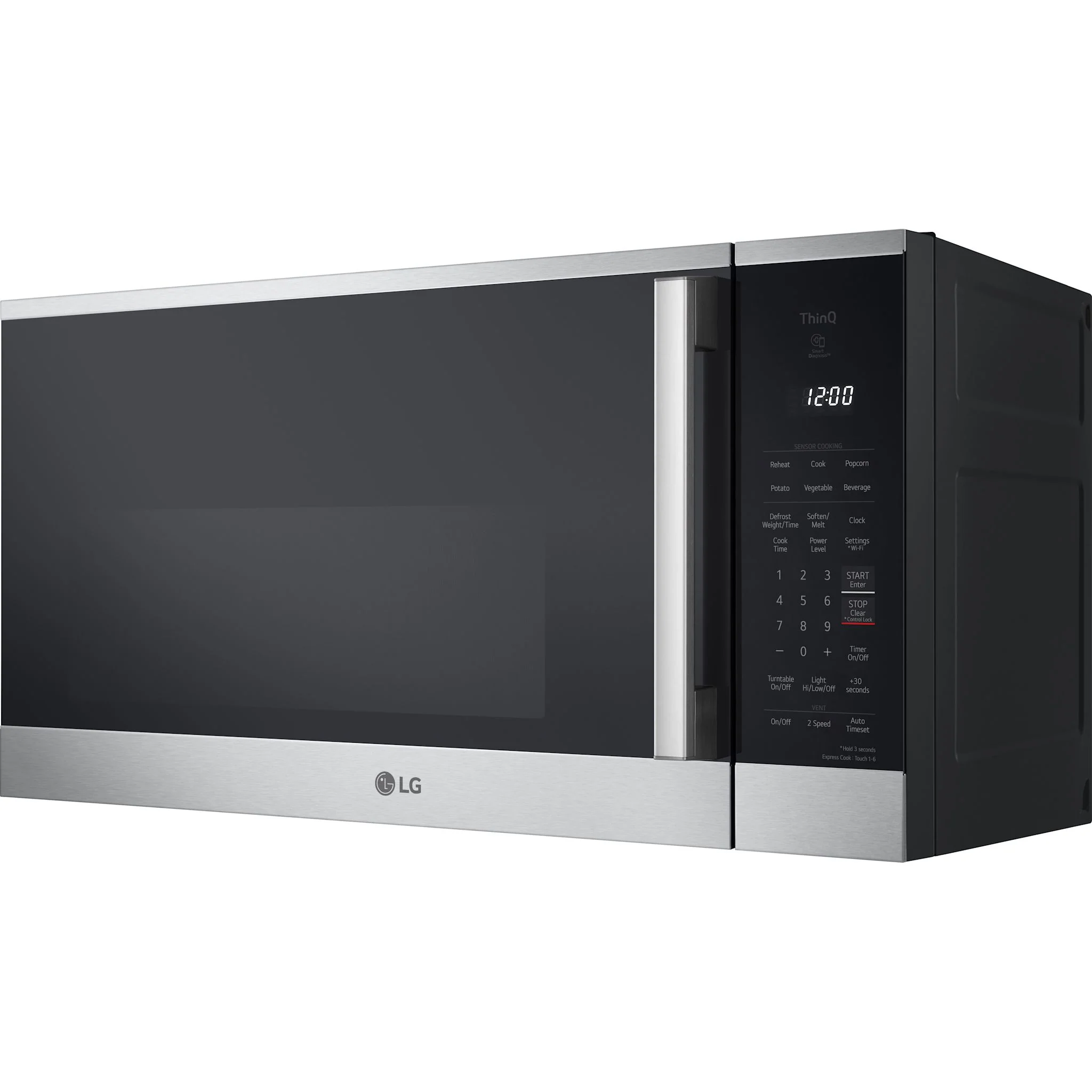 LG OTR Microwave (MVEM1825X) - stainless steel - Image 3