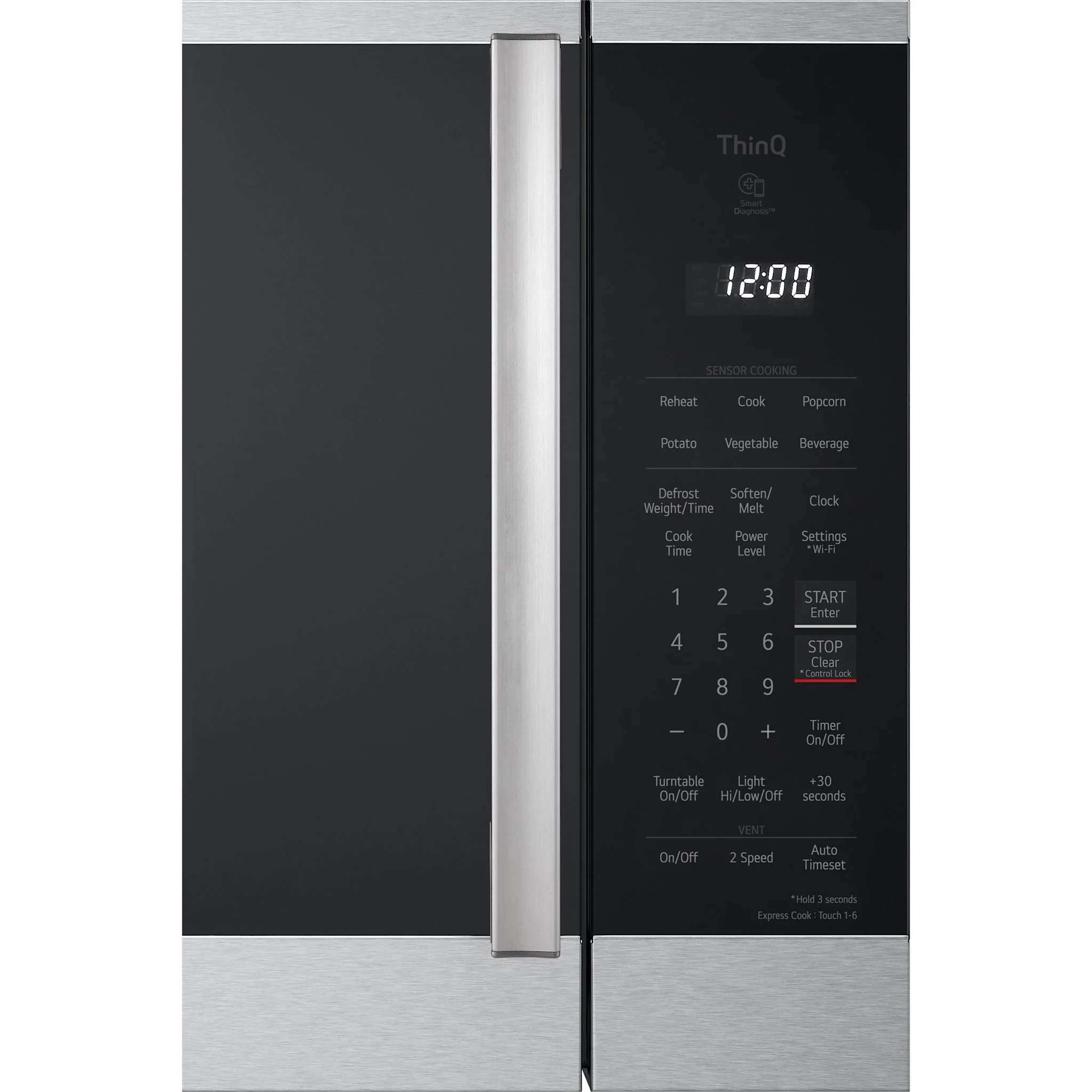 LG OTR Microwave (MVEM1825X) - stainless steel - Image 9