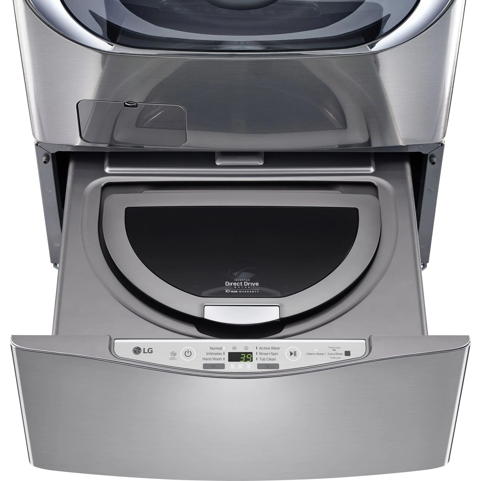 LG Pedestal Washer (WD200CV) - Graphite Steel - Image 5