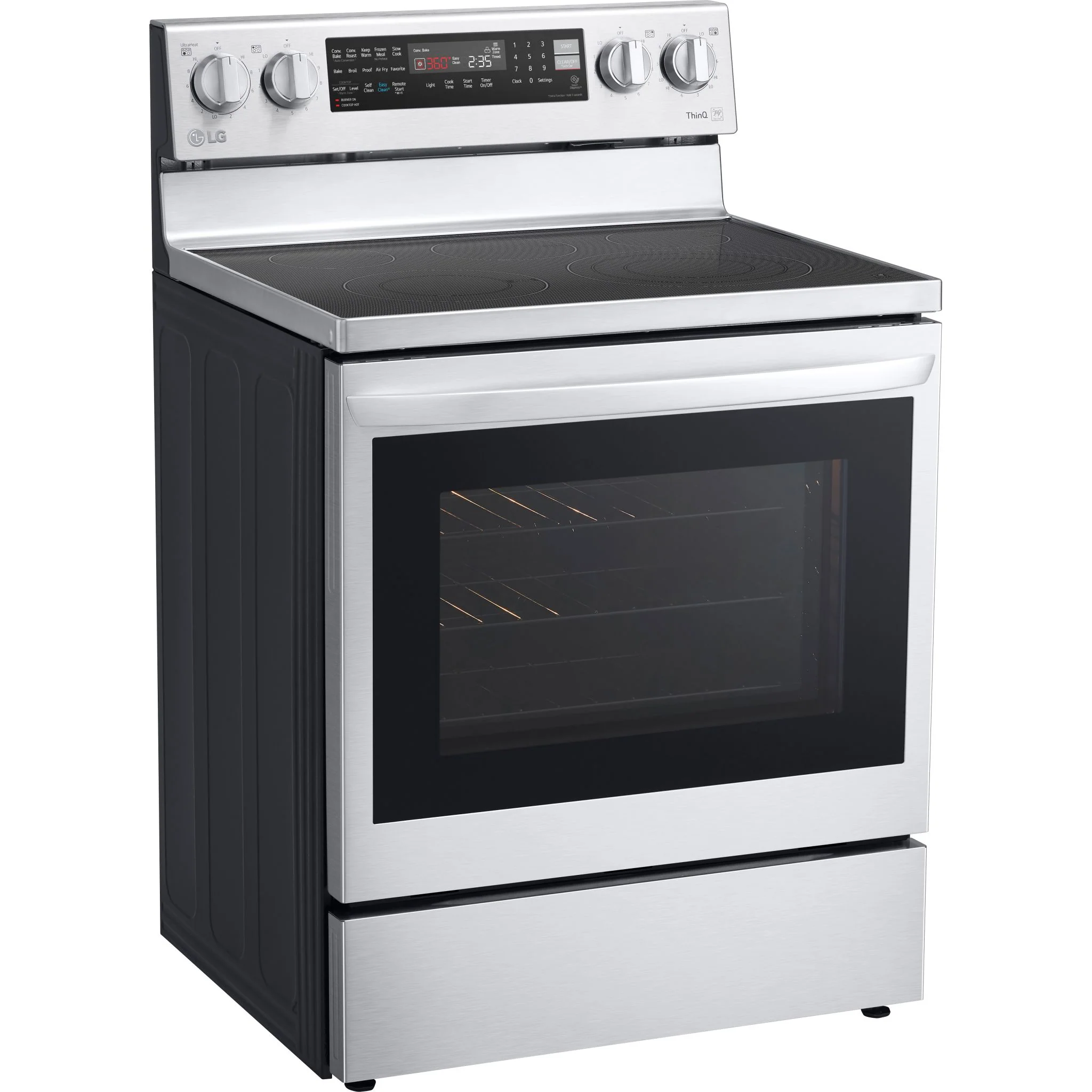 LG Self Clean Range (LREL6325F) - Stainless Steel - Image 2