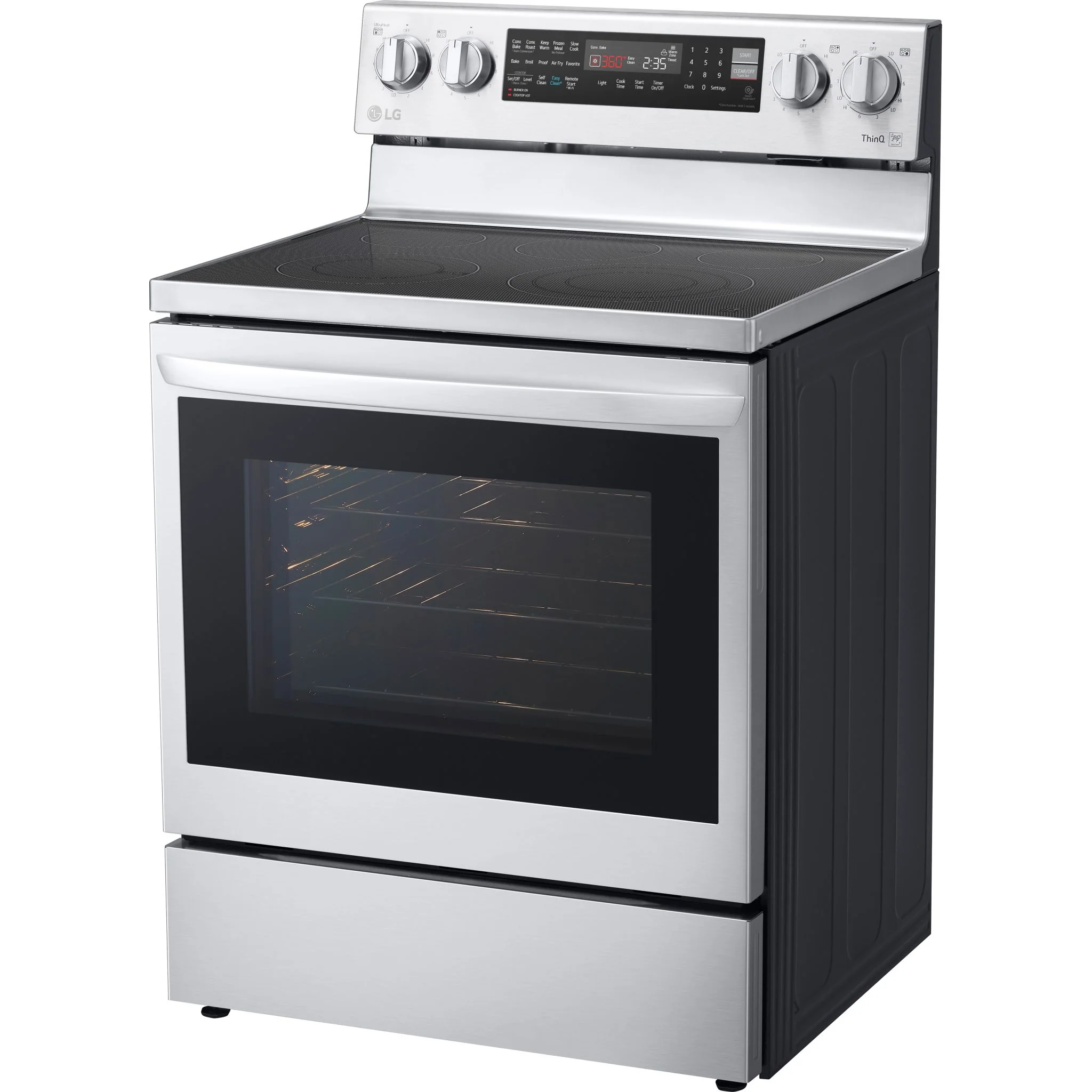 LG Self Clean Range (LREL6325F) - Stainless Steel - Image 3