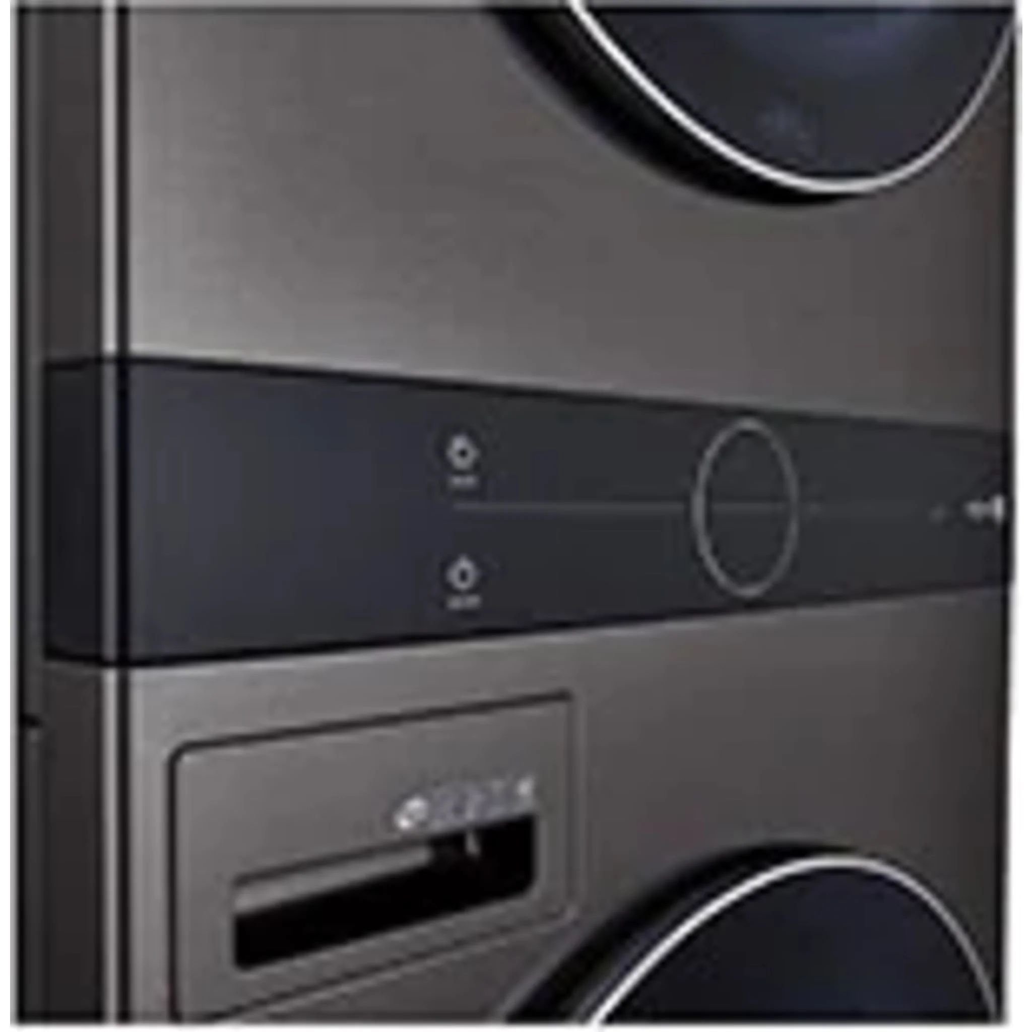 LG Single Unit Front Load LG WashTower® with Centre Control™ 5.2 cu. ft. Washer and 7.4 cu. ft. Electric Dryer - Black (WKEX200HBA) - Image 5