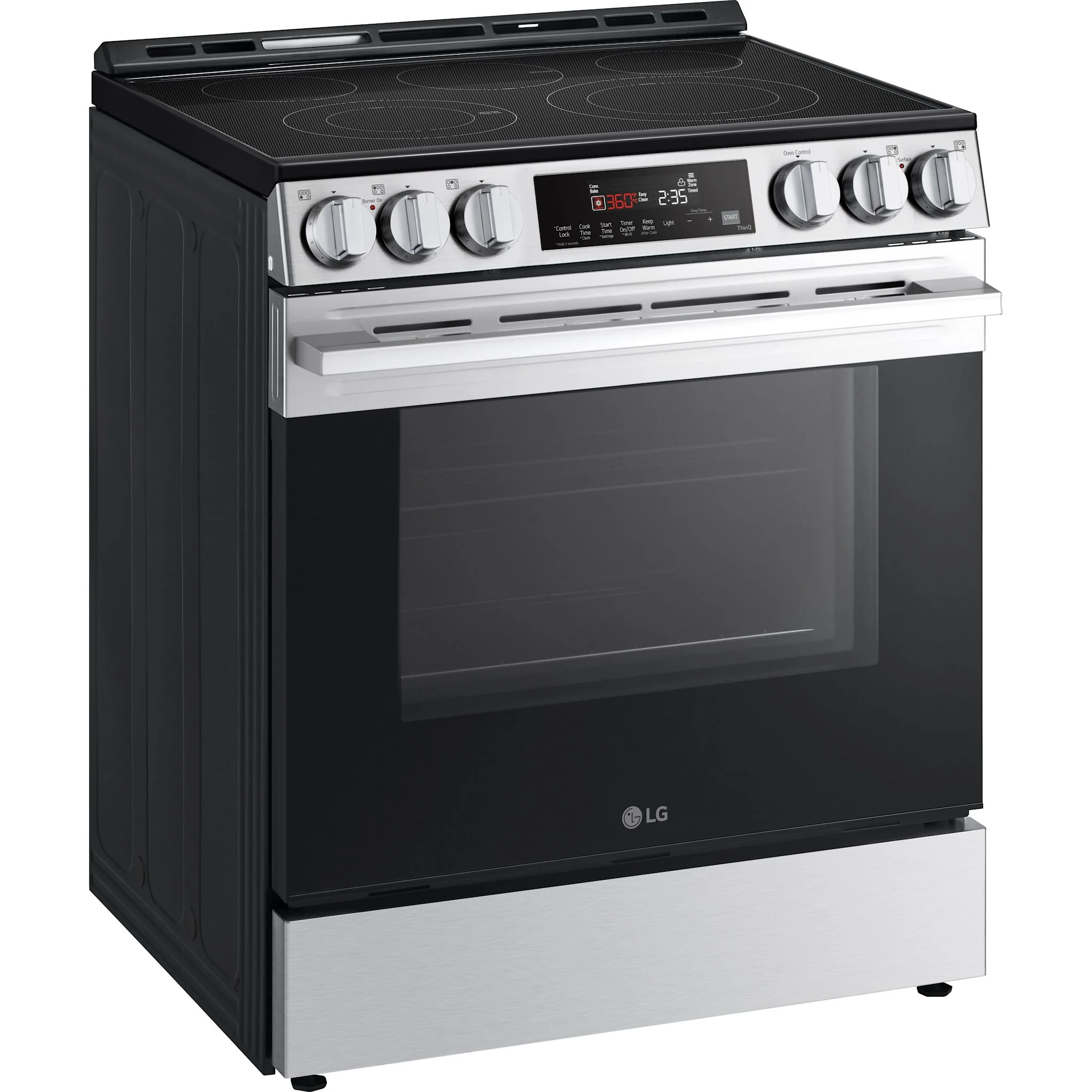 LG Slide-In Range (LSEL6333XE) - Stainless Steel - Image 4