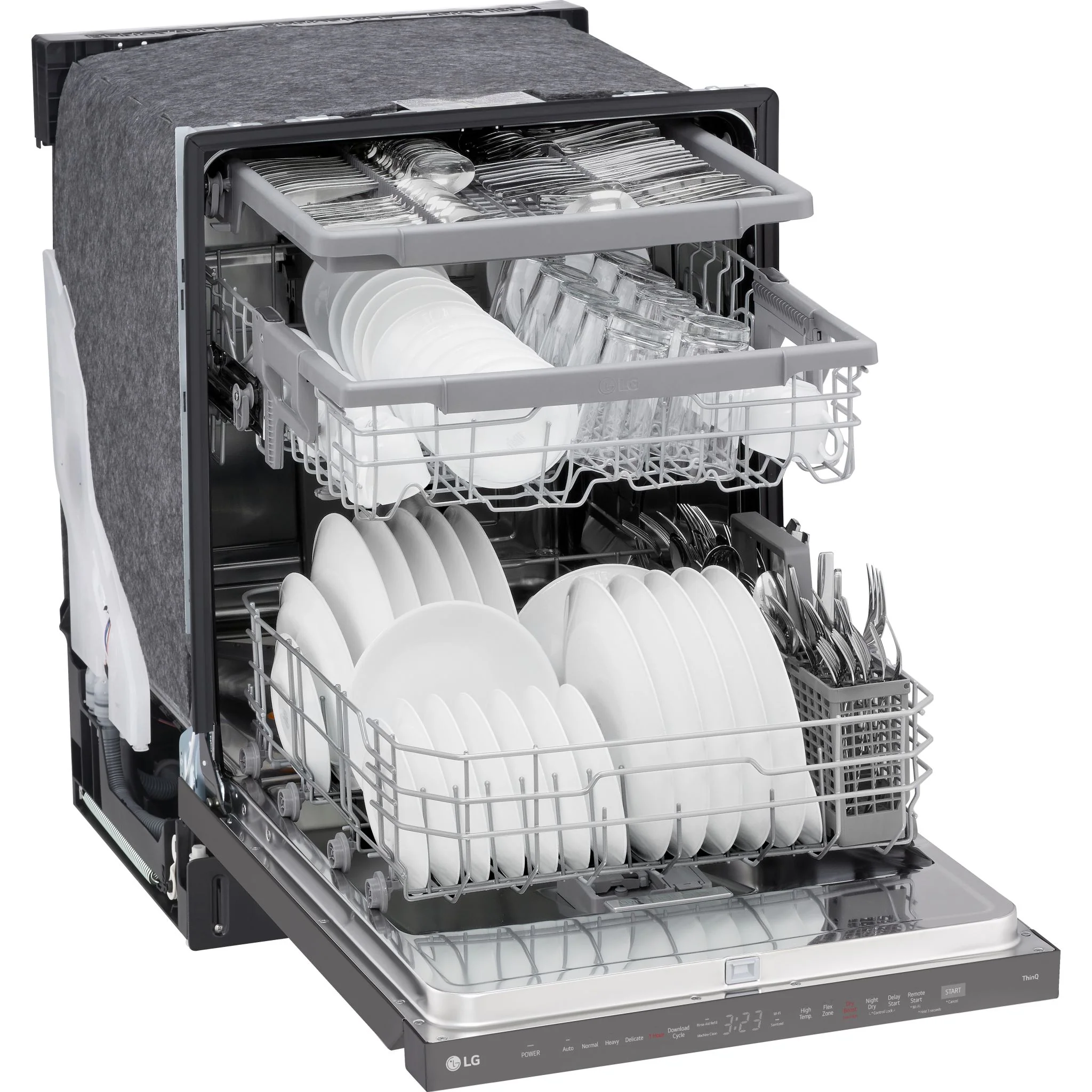 LG Smart Top Control Dishwasher with QuadWash Pro and 1-hour Wash & Dry - Black Stainless (LDPH5554D) - Image 10