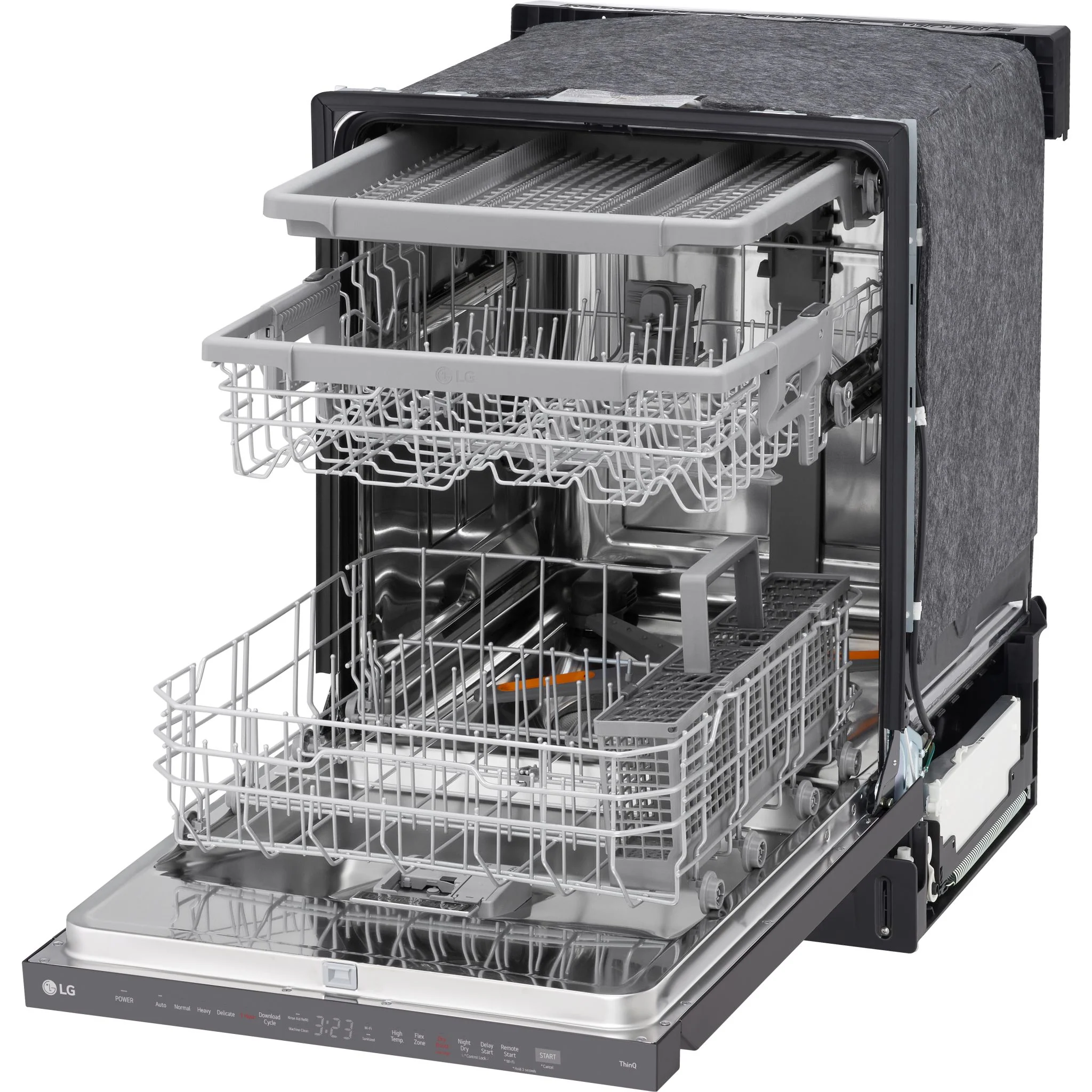 LG Smart Top Control Dishwasher with QuadWash Pro and 1-hour Wash & Dry - Black Stainless (LDPH5554D) - Image 11