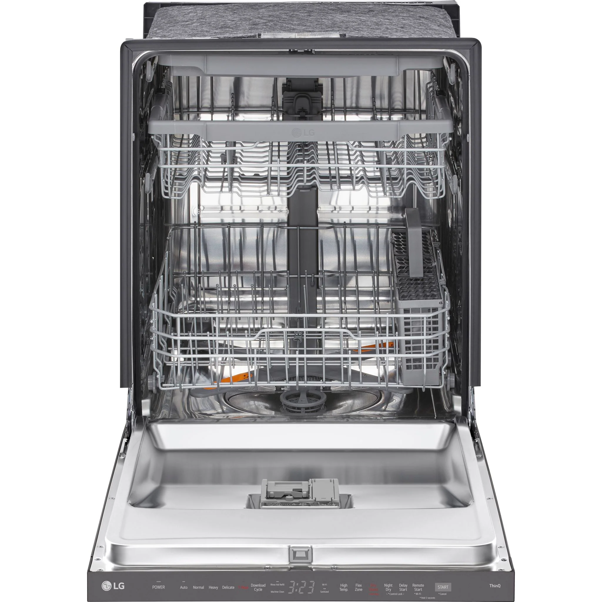 LG Smart Top Control Dishwasher with QuadWash Pro and 1-hour Wash & Dry - Black Stainless (LDPH5554D) - Image 2