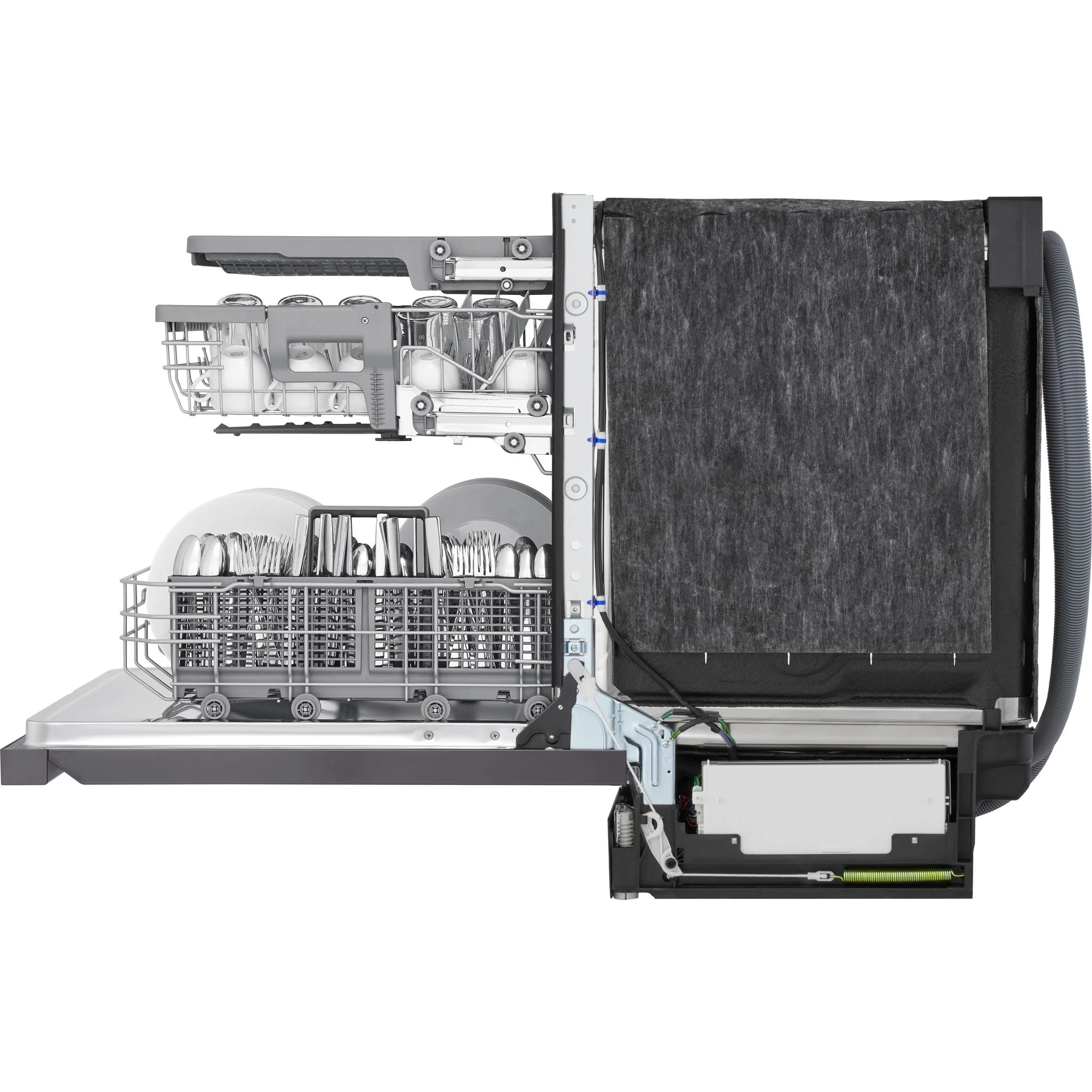 LG Smart Top Control Dishwasher with QuadWash Pro and 1-hour Wash & Dry - Black Stainless (LDPH5554D) - Image 5