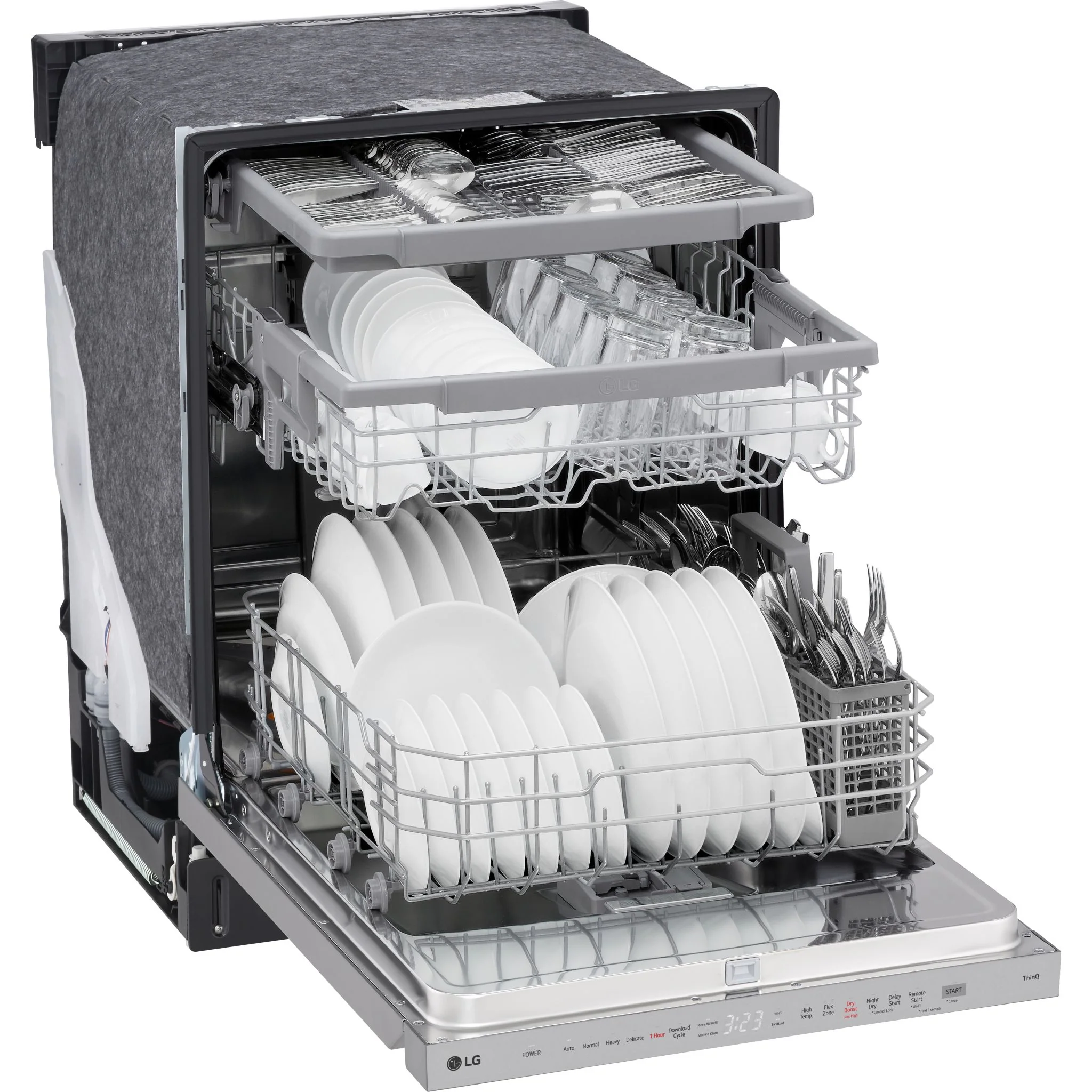 LG Smart Top Control Dishwasher with QuadWash Pro and 1-hour Wash & Dry - Smudge Resistant Stainless Steel (LDPH5554S) - Image 10