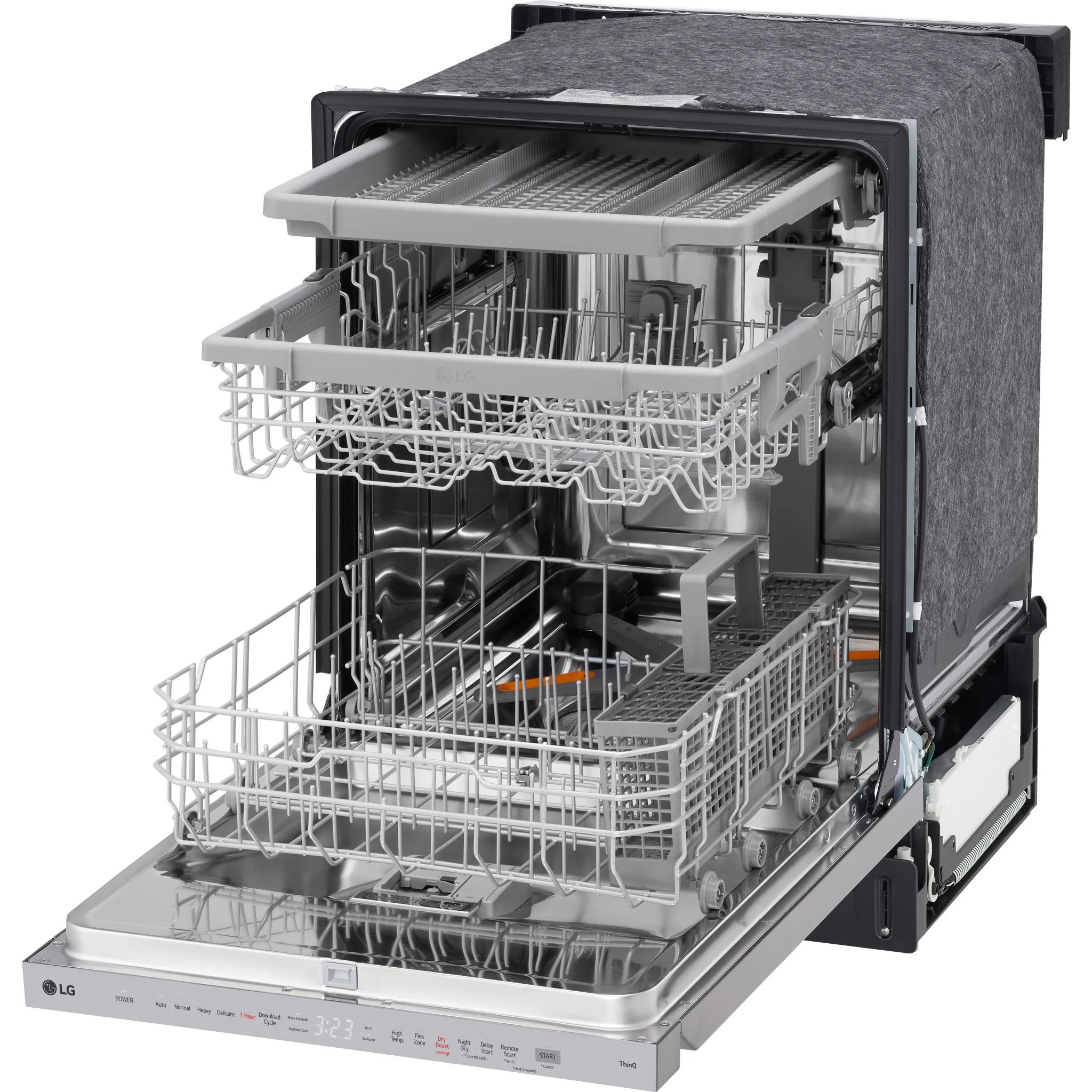 LG Smart Top Control Dishwasher with QuadWash Pro and 1-hour Wash & Dry - Smudge Resistant Stainless Steel (LDPH5554S) - Image 11