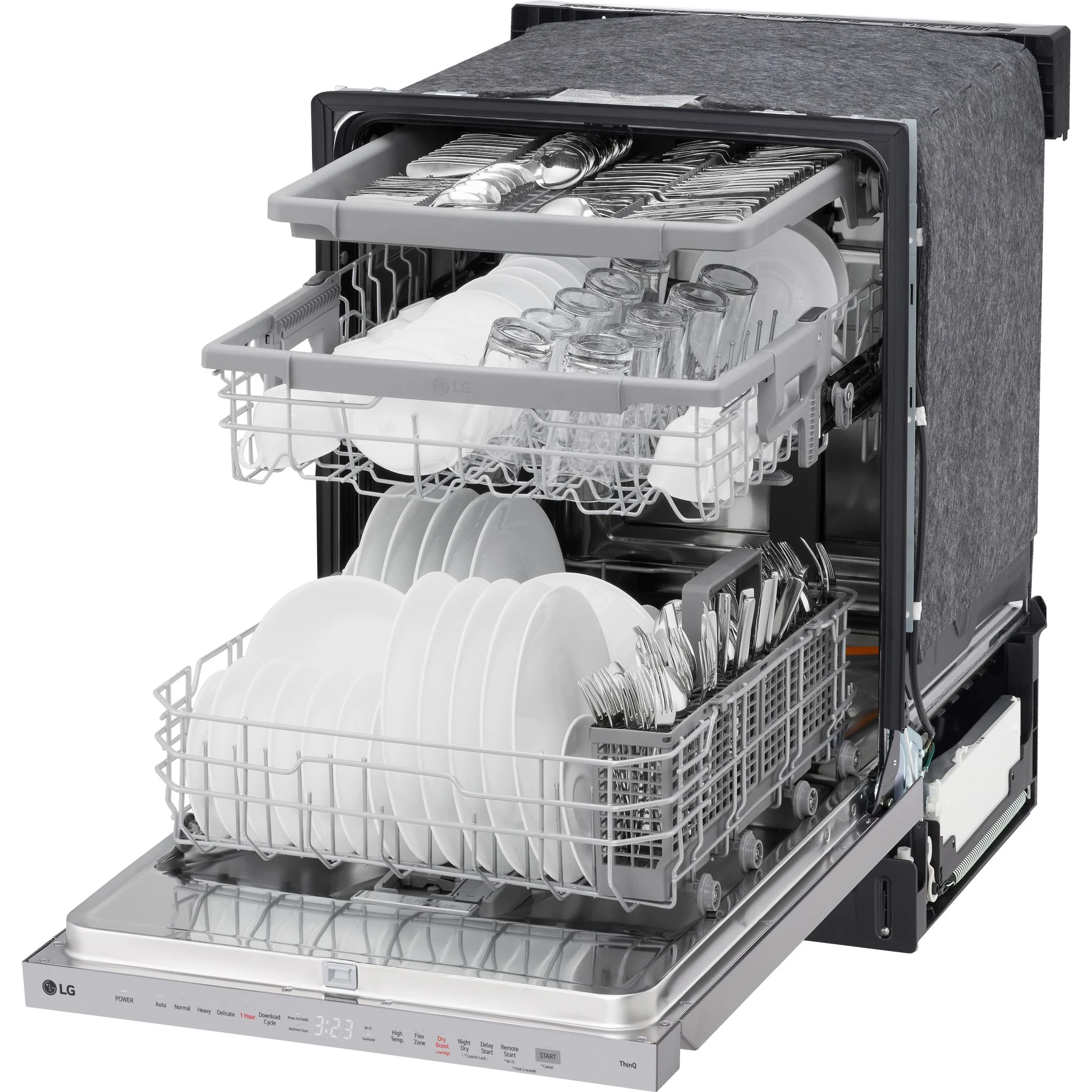 LG Smart Top Control Dishwasher with QuadWash Pro and 1-hour Wash & Dry - Smudge Resistant Stainless Steel (LDPH5554S) - Image 12
