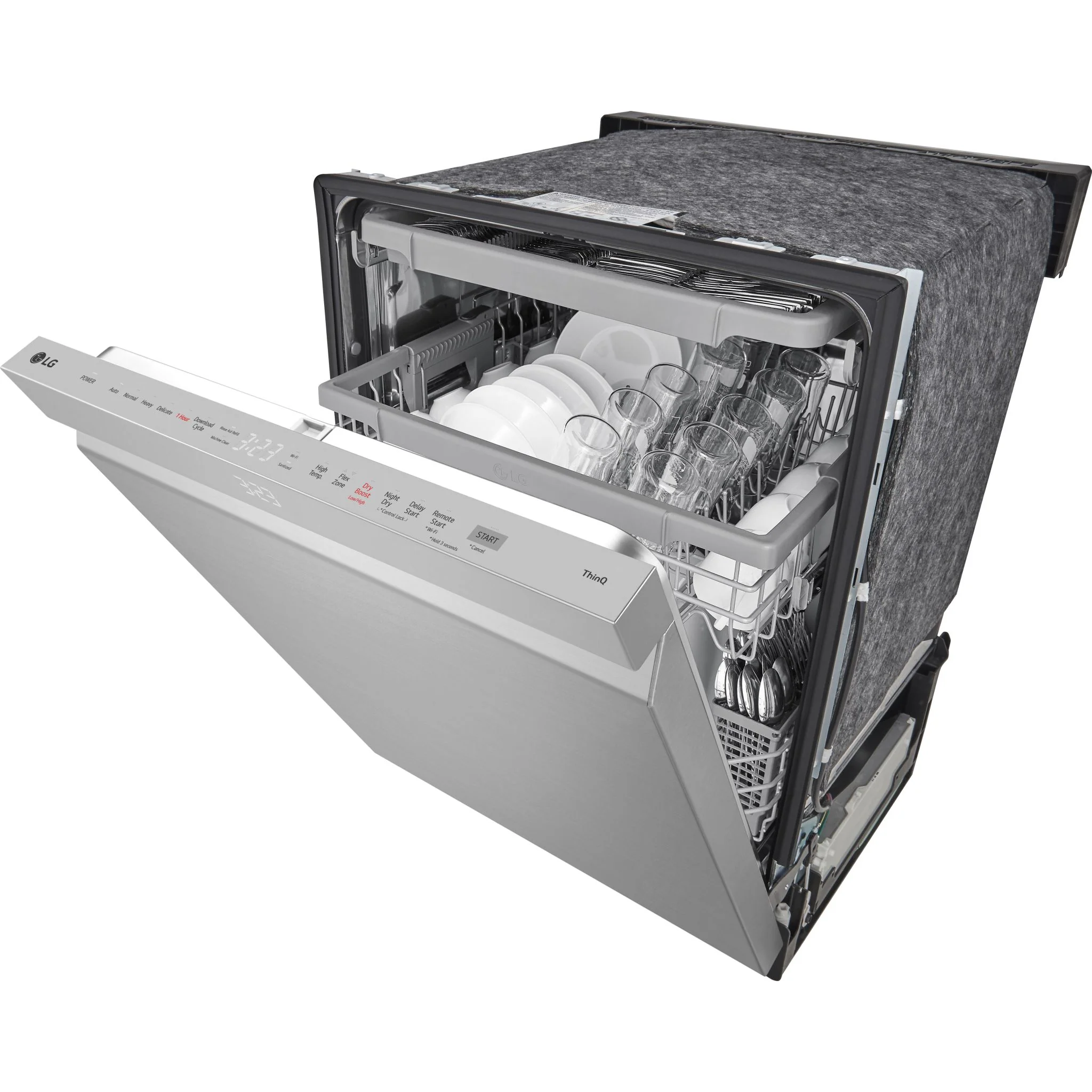 LG Smart Top Control Dishwasher with QuadWash Pro and 1-hour Wash & Dry - Smudge Resistant Stainless Steel (LDPH5554S) - Image 8