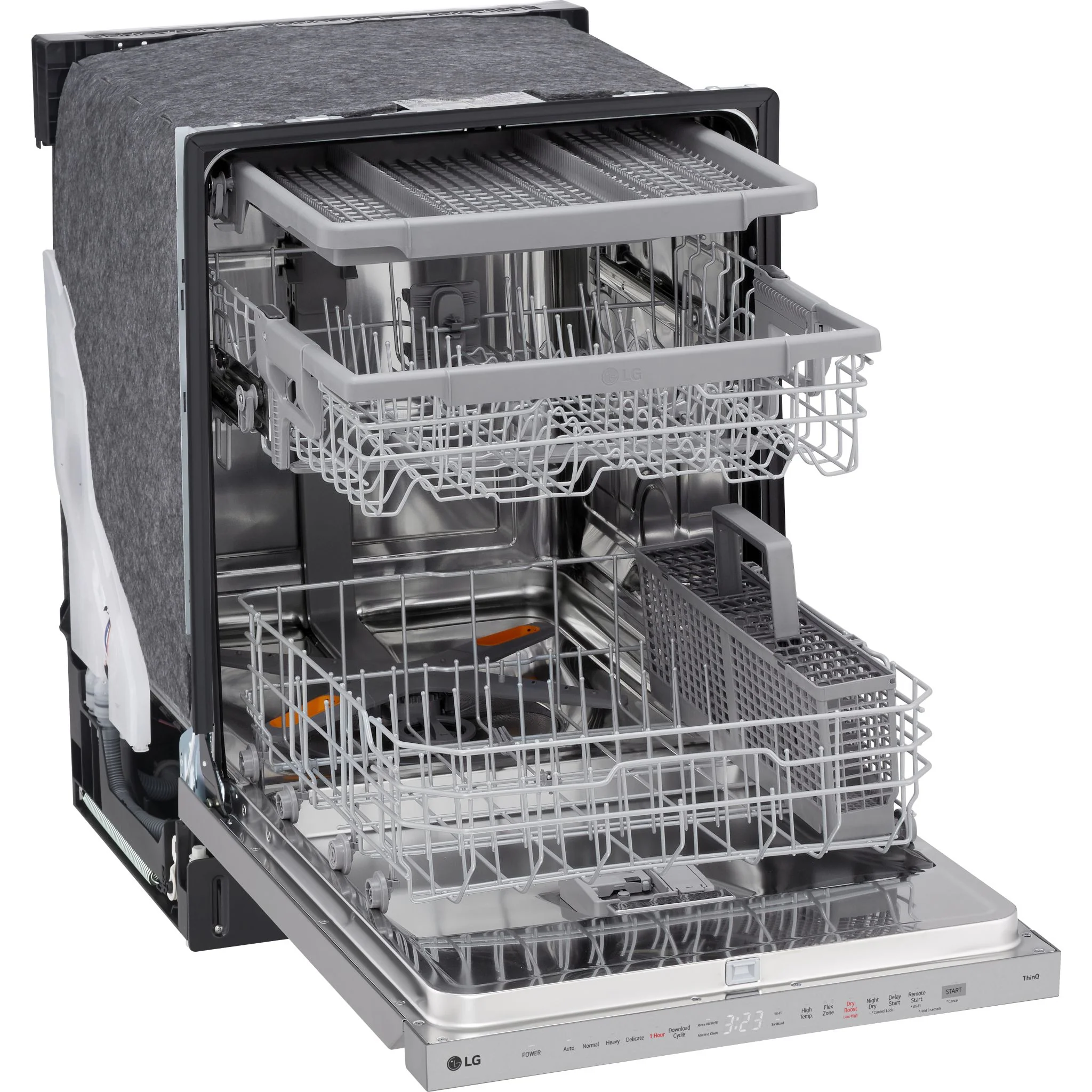 LG Smart Top Control Dishwasher with QuadWash Pro and 1-hour Wash & Dry - Smudge Resistant Stainless Steel (LDPH5554S) - Image 9