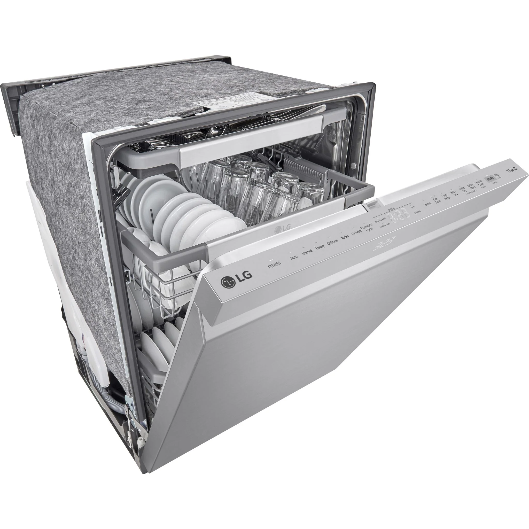 LG Smart Top Control Dishwasher with QuadWash Pro and 1-hour Wash & Dry - Smudge Resistant Stainless Steel (LDPH6762S) - Image 11