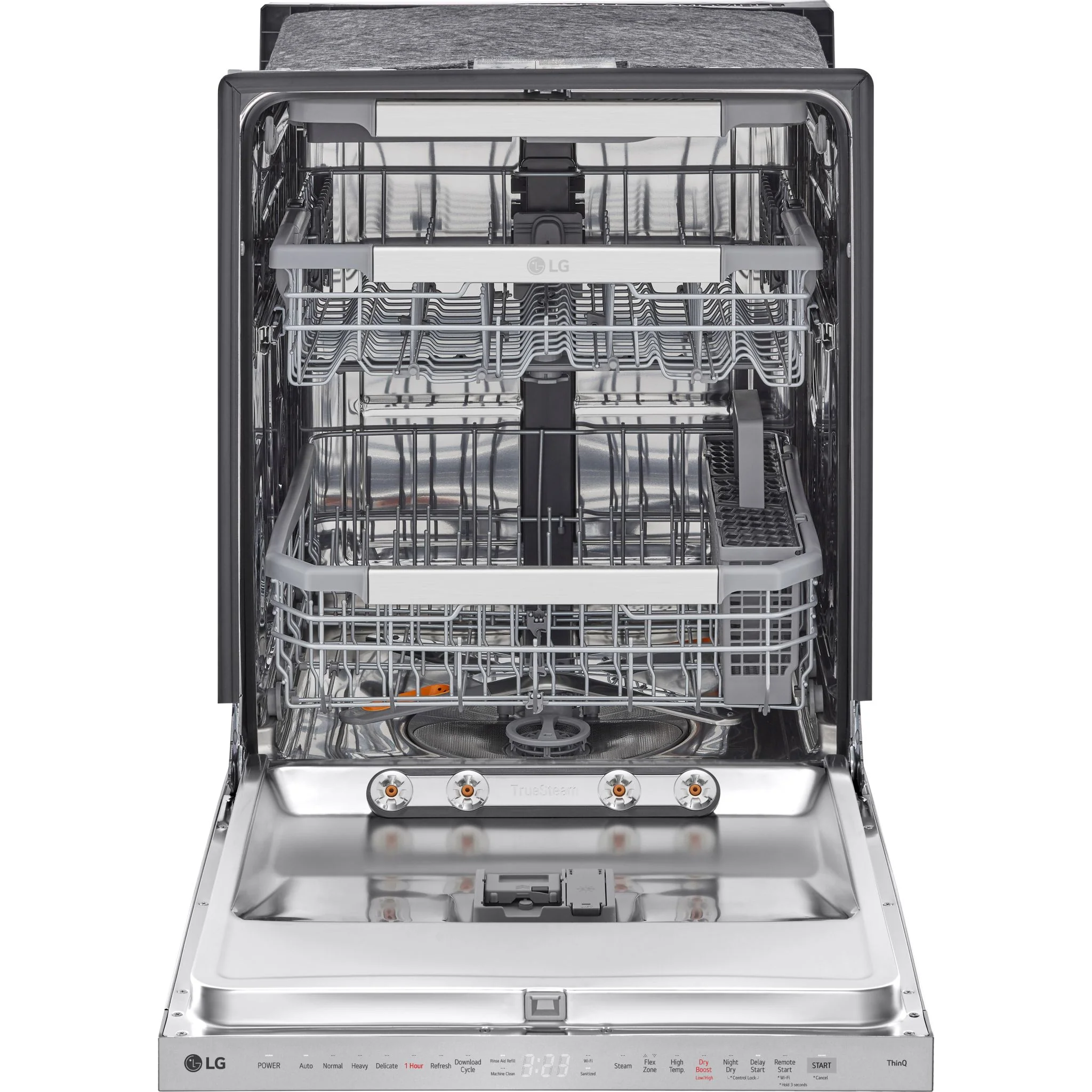 LG Smart Top Control Dishwasher with QuadWash Pro and 1-hour Wash & Dry - Smudge Resistant Stainless Steel (LDPH6762S) - Image 2
