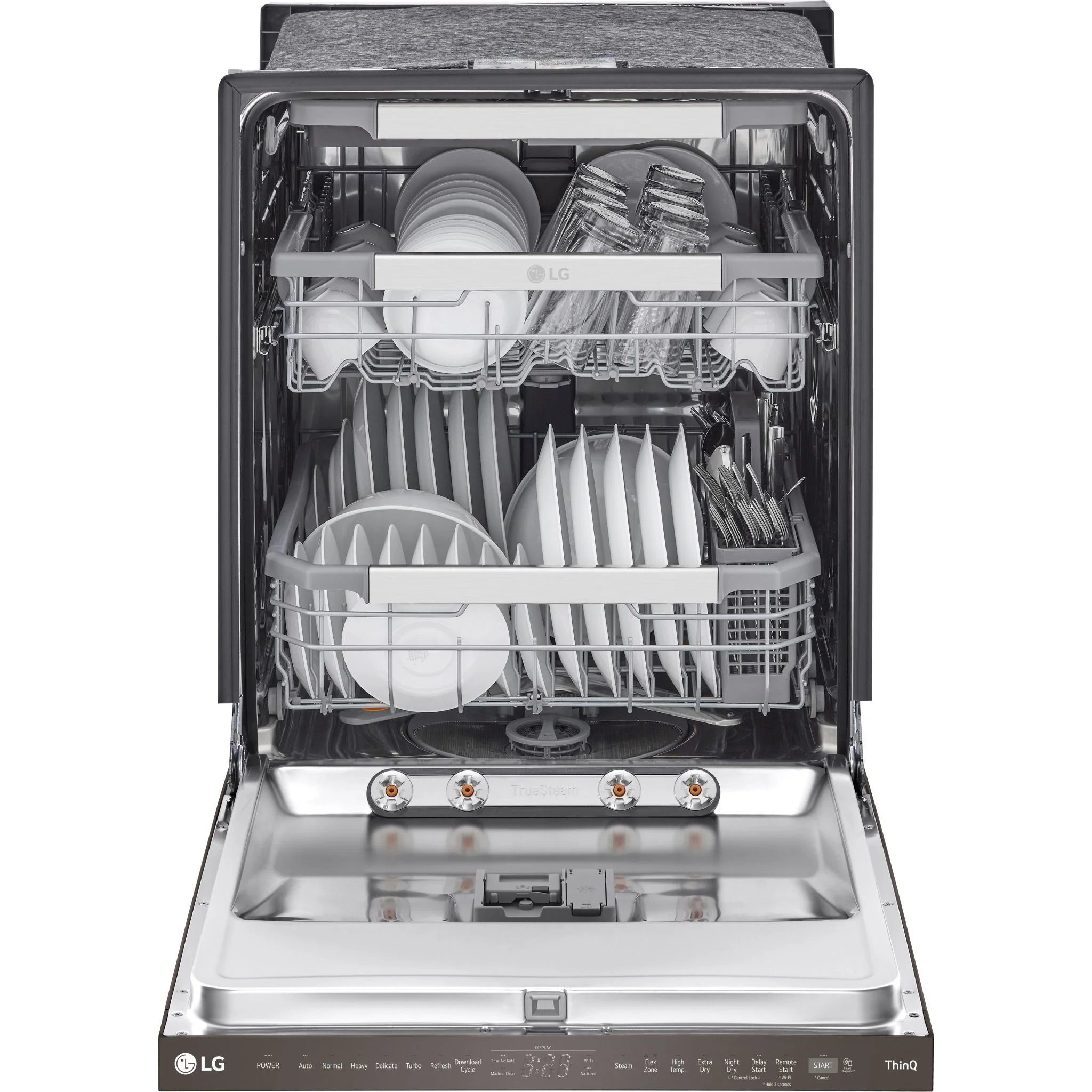 LG Smart Top Control Dishwasher with QuadWash™ Pro, TrueSteam® and Dynamic Dry - Black Stainless (LDPS6762D) - Image 6